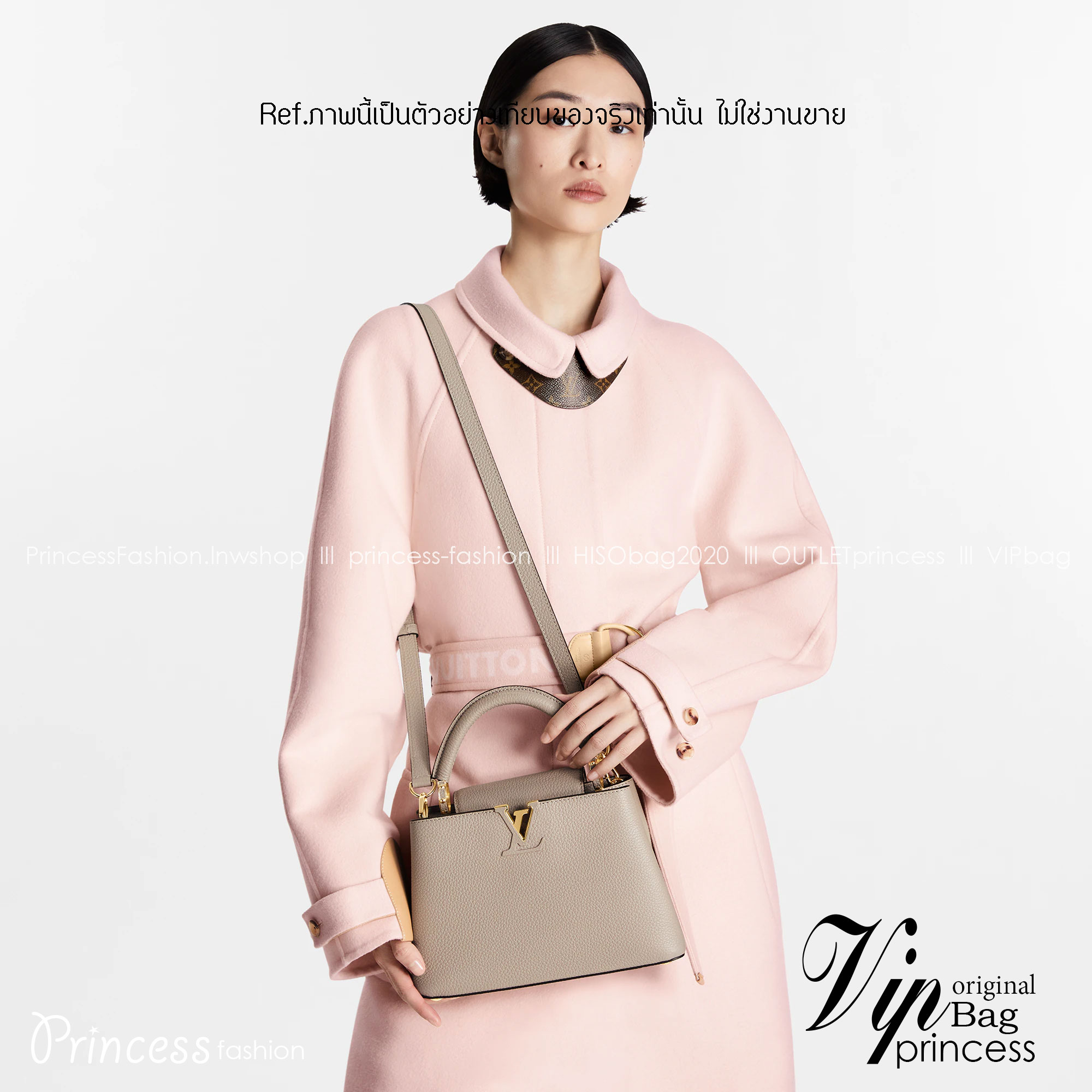 LV Capucines BB top handle / LV BAG พร้อมส่ง 6 สี ที่สุดของความสวยในราคาเบาๆ กระเป๋าถือสุดหรู ดีไซน์ทรงคลาสสิค พร้อมสายโซ่อะไหล่ทองหรูหรา