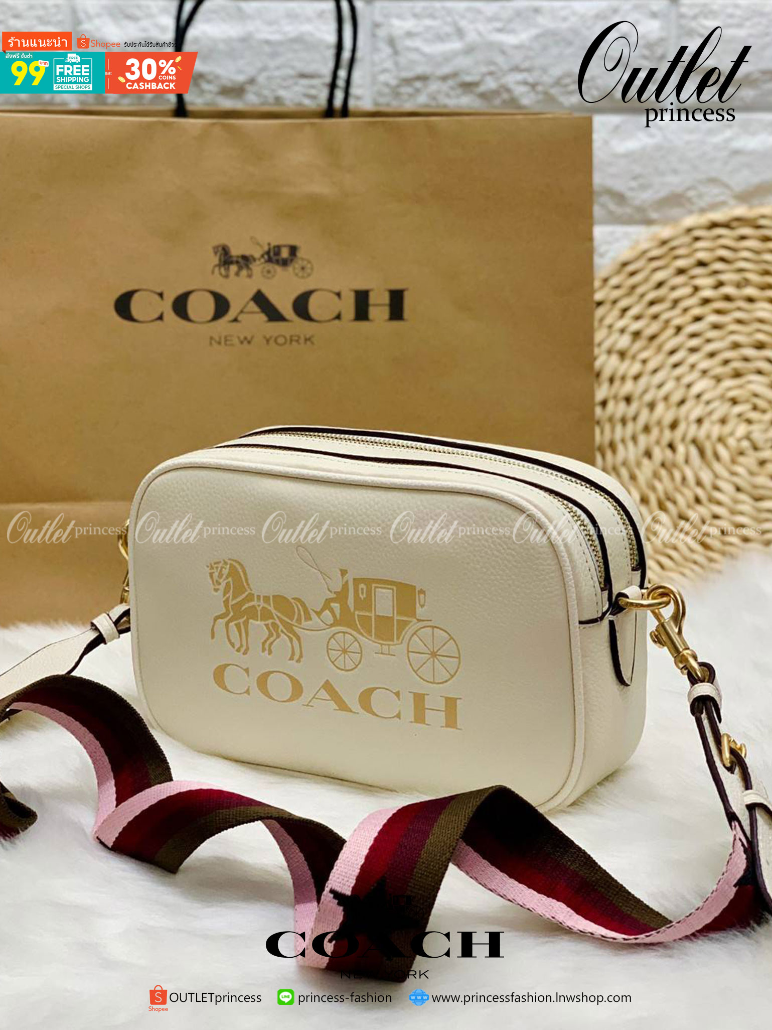 ของแท้ 💯% COACH LETHER JES CROSSBODY ((72704//75718)) พร้อมส่งอีกค่ะ รุ่นที่ฆ่าไม่ตาย ได้ไปสุดคุ้มค่ะ😁 กระเป๋าสะพายข้าง//ครอสบอดี้ร์ วัสดุหนังแท้ ลายหนังสวย นิ่มค่ะ