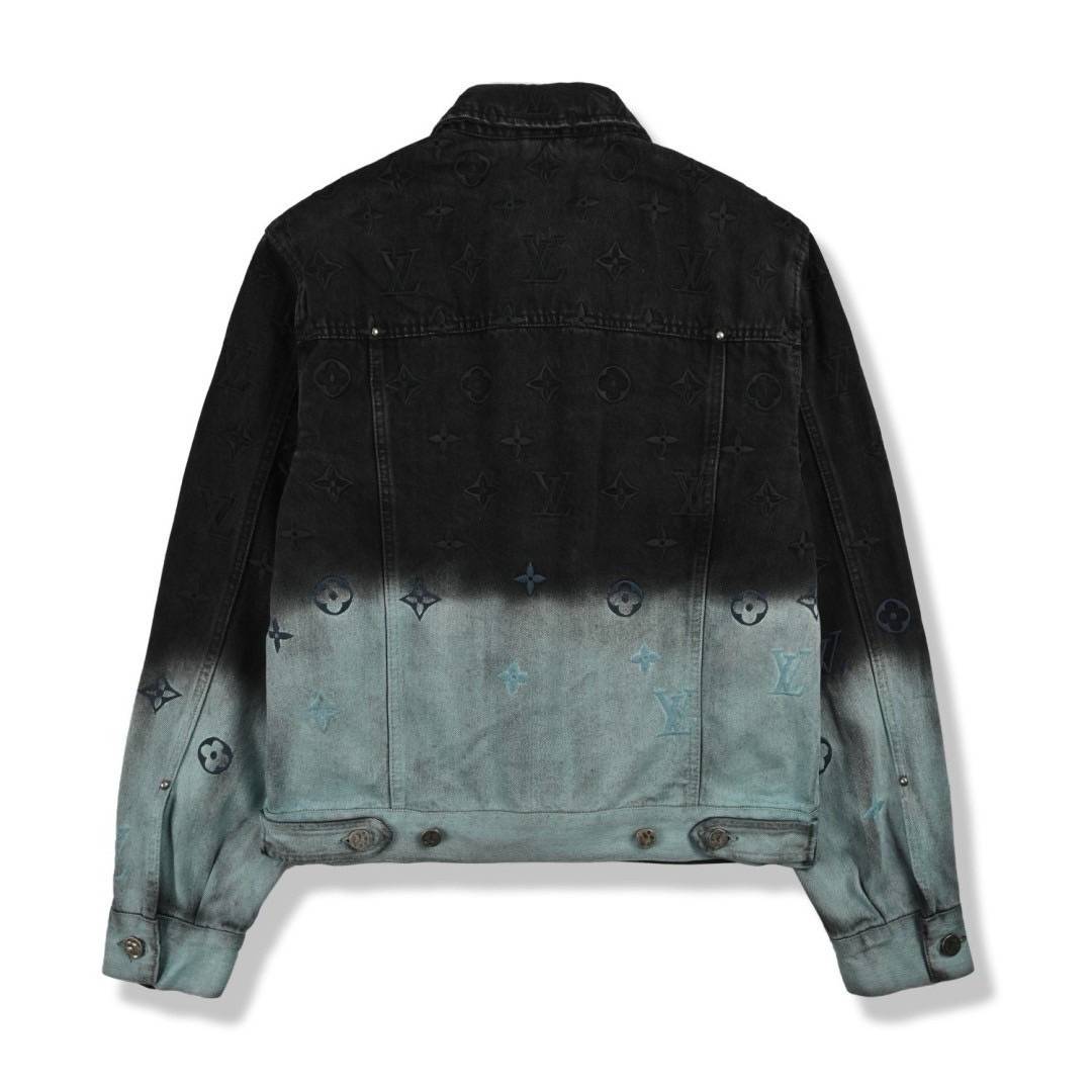 LV JACKET JEAN DENIM เสื้อแจ็คเก็ตยีนส์ฟอกไล่สี แบรนด์หรู เนื้อผ้าอย่างดี สวยงาม มีป้ายแท็กที่คอเสื้อ ใส่ได้ทั้งผู้หญิง/ผู้ชาย 🧡เกรดท็อปออริ เกรดดีสุด