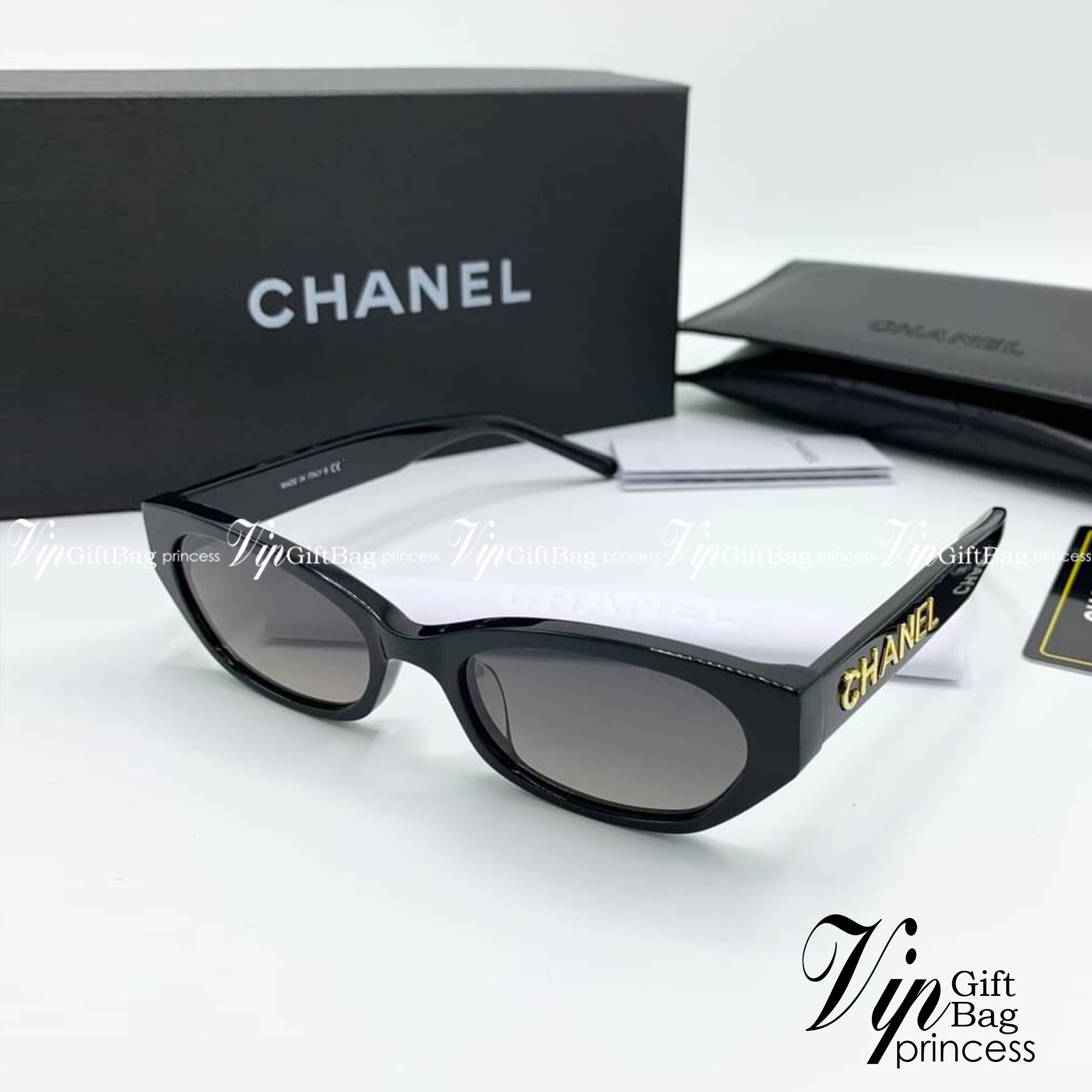CHANEL SUNGLASSES แว่นตากันแดดชาแนล เกรดออริจินอล 1:1 งานสวยสุด คุณภาพดี Hi-quality กันแดดเต็มประสิทธิภาพ UV400 ภาพถ่ายจากสินค้าจริง