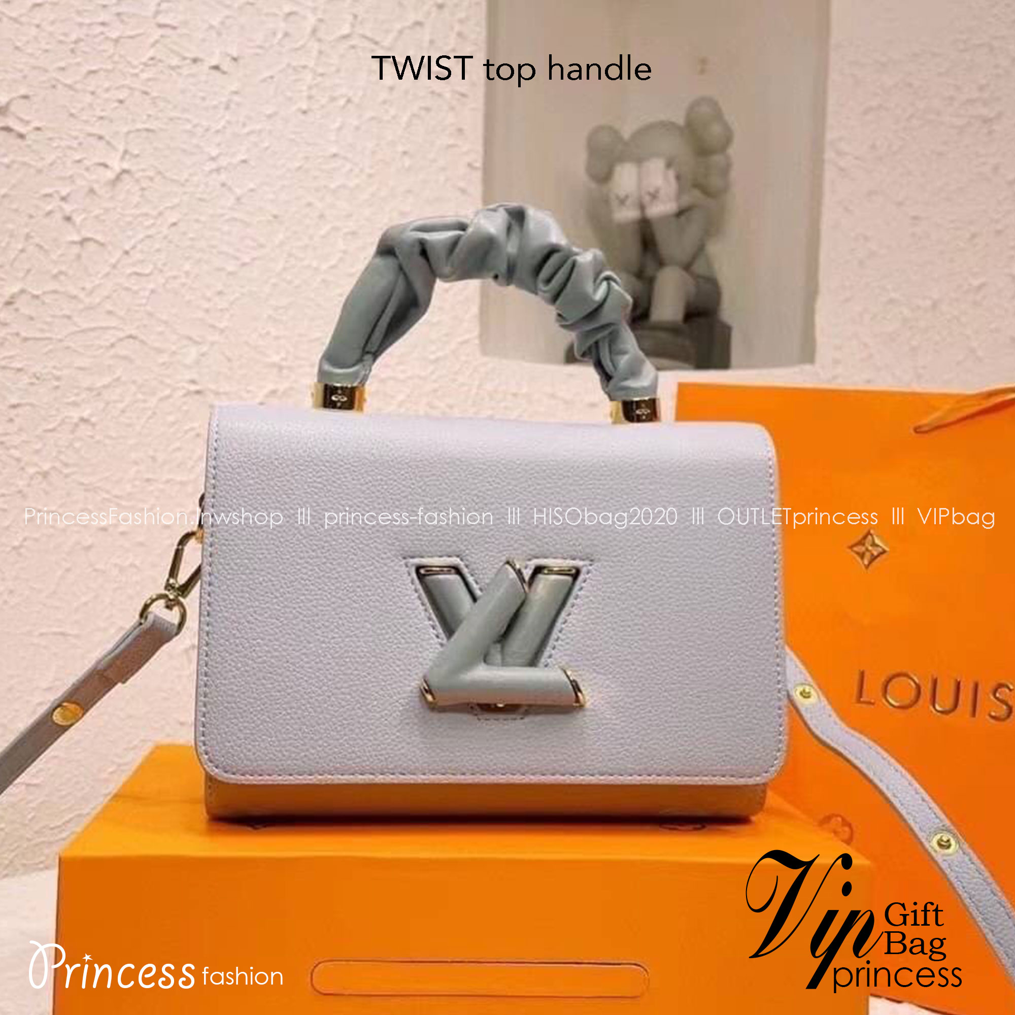 LV TWIST top handle ที่สุดของความสวยในราคาเบาๆ กระเป๋าถือสุดหรู ดีไซน์ทรงคลาสสิค ดีงามม้ากกกก!! มาพร้อมหูจับในตัว ด้วยรูปทรงวินเทจ พร้อมส่งครบ box set ในราคาที่คุ้มที่สุด จัดเถอะค่า ยืนยันว่าสวยคุ้ม!!