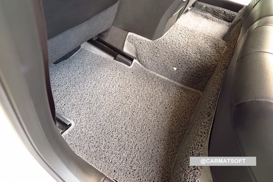 พรมดักฝุ่นไวนิลรีดขอบ NISSAN TEANA L33 (ปี2013-19) พรมดักฝุ่นในรถ สีเทา เกรดA เข้ารูป ตรงรุ่นรถ เต็มคัน