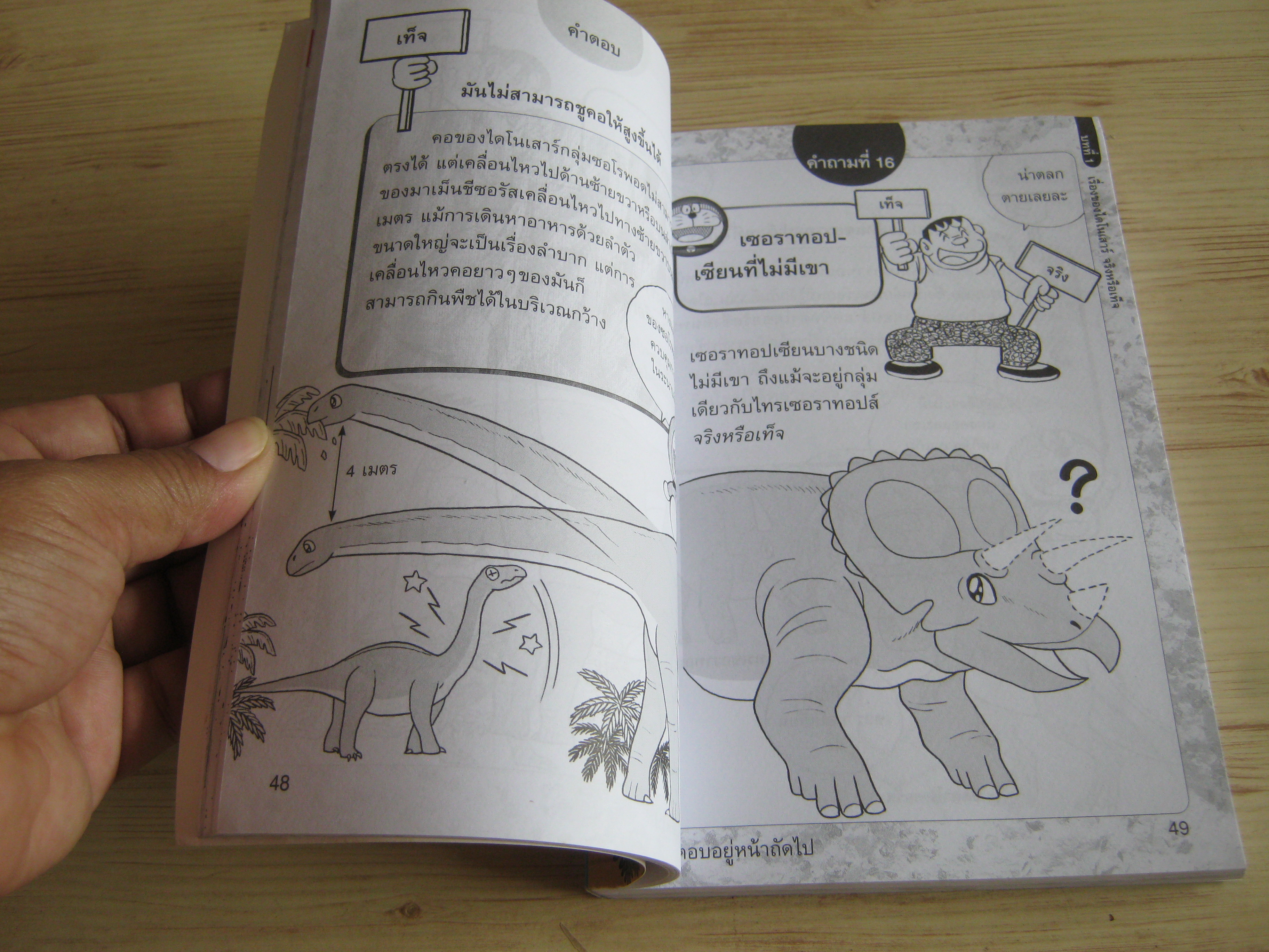 โดเรมอนกับสุดยอดเกมไดโนเสาร์ Fujiko F.Fujio & Mitani Yukihiro เรื่องและภาพ กัญจน์ณัฎฐ์ สิงห์ที แปล