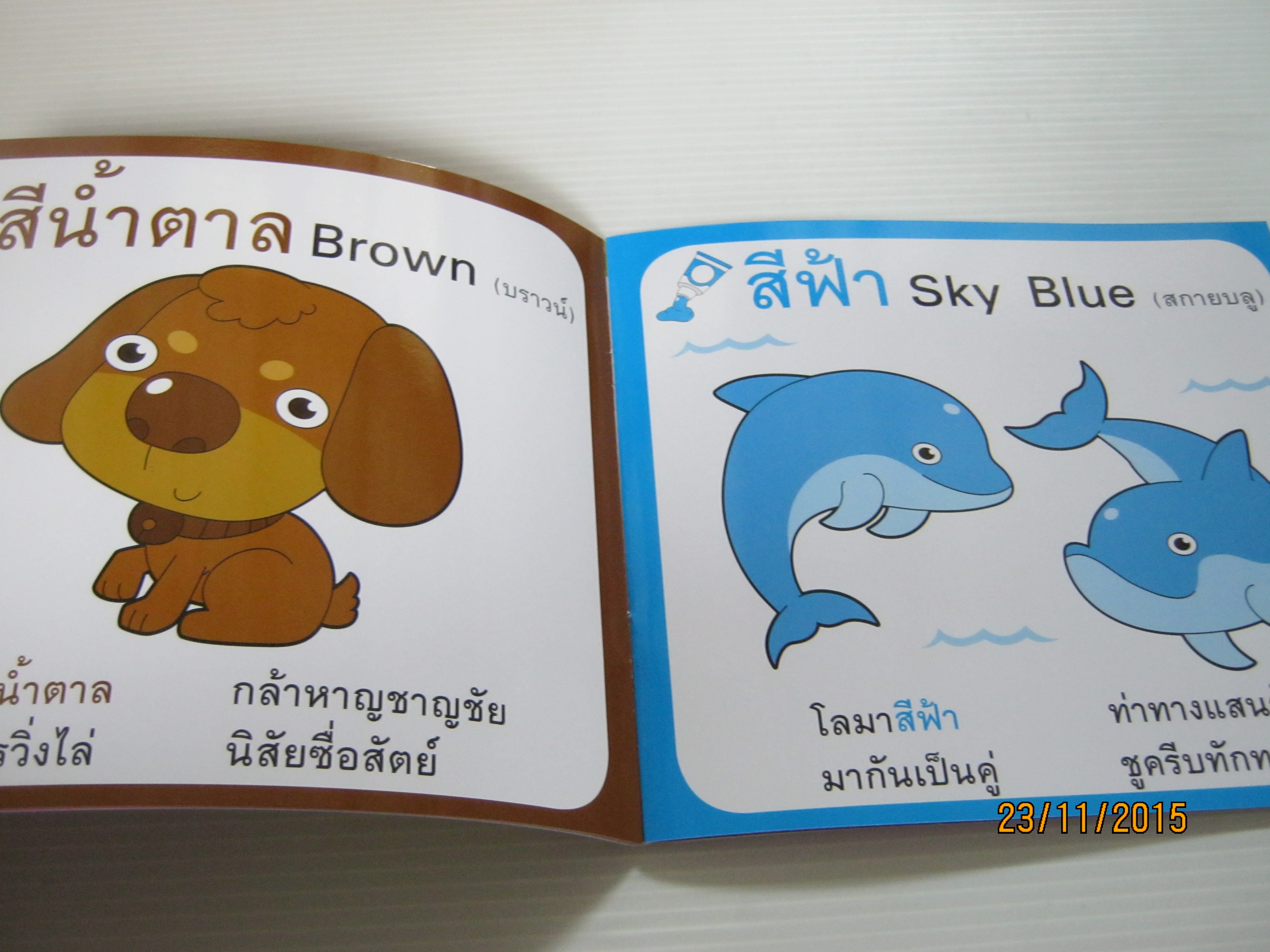 สอนลูกน้อยเรียนรู้สี