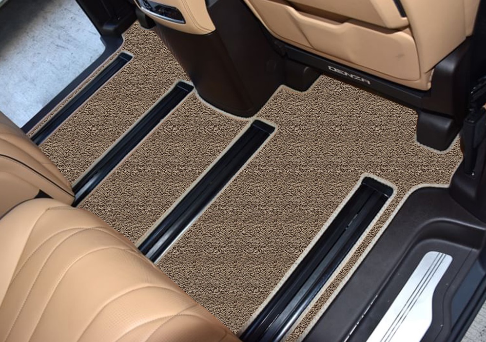 พรมไวนิลดักฝุ่น BYD DENZA D9 พรมดักฝุ่นในรถ บีวายดี ดี9 เกรดA ใยหนานุ่มพิเศษ เข้ารูป เต็มคัน