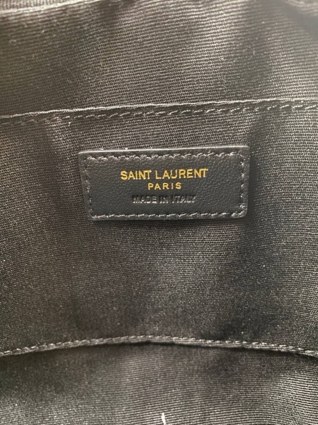VIP 】หนังแท้ YSL SAINT LAURENT Lou Medium Monogram YSL Calf Crossbody Bag