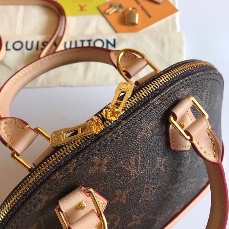 VIP 】หนังแท้ LOUIS VUITTON ALMA BB