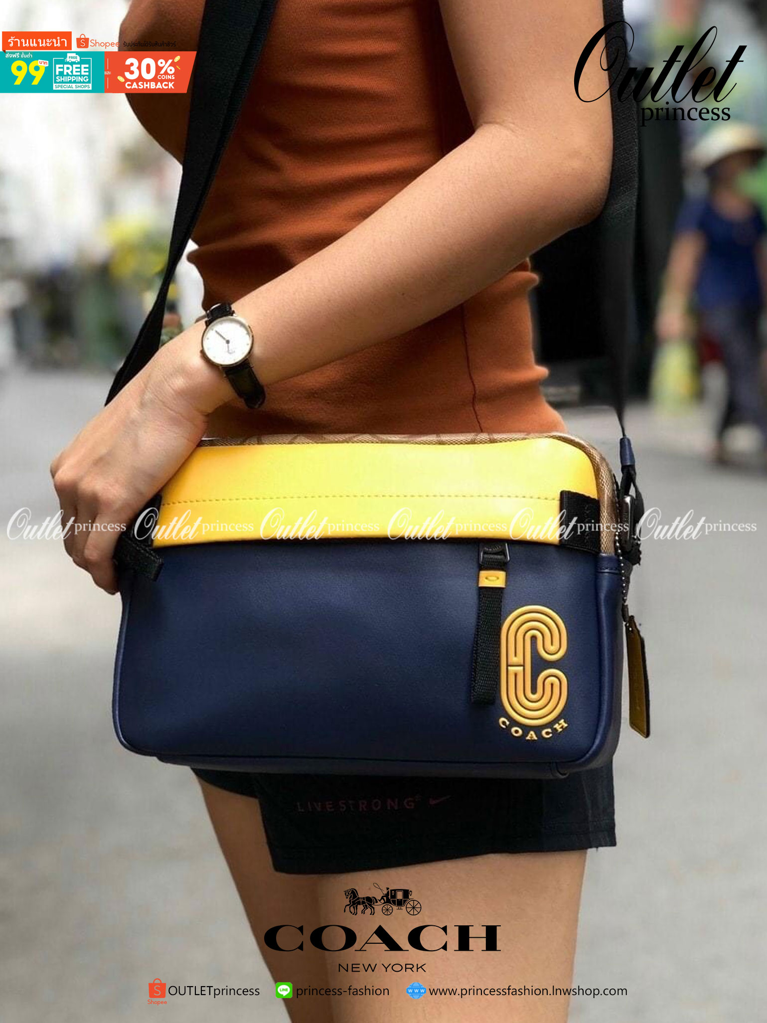 COACH EDGE CROSSBODY WITH CAMO PRINT ((2381, 2373)) ความเท่ never die!! กระเป๋าครอสบอดี้ทรงยอดฮิต ที่หนุ่มๆไม่ควรพลาด รูปทรงดีไซน์คลาสสิค ใช้งานง่าย วัสดุหนังแท้ตกแต่งตาข่ายพร้อมลายพริ้นท์ด้านหน้า สุดคูล!! ตัวกระเป๋ามีซิปหลัก และซิปด้านหน้า พร้อมช่องแยกด้