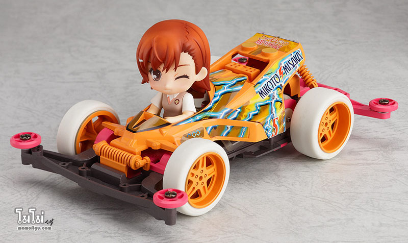 Nendoroid Petite x Mini 4WD: Mikoto Misaka drives Thunder Shot Special