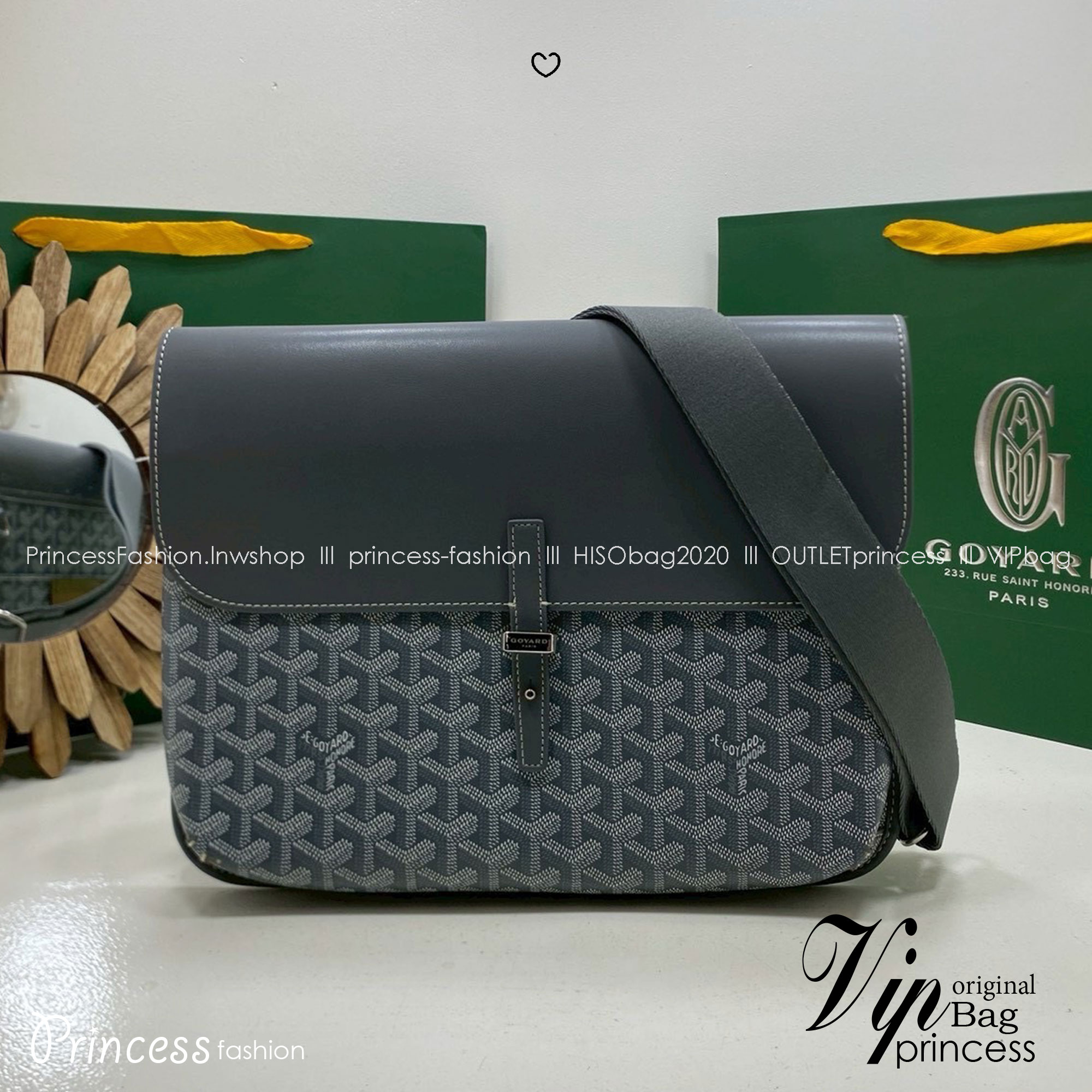ORI หนังแท้ | Goyard Coursier Messenger bag กระเป๋าแมสเซ็นเจอร์ดีไซน์ใหม่ กะทัดรัดใช้งานได้อย่างคล่องตัว เหมาะมากสำหรับสายสปอร์ต ที่สุดของความหรูตอบโจทย์การใช้งาน ใบจริงสวยงามตามรูปค่ะ