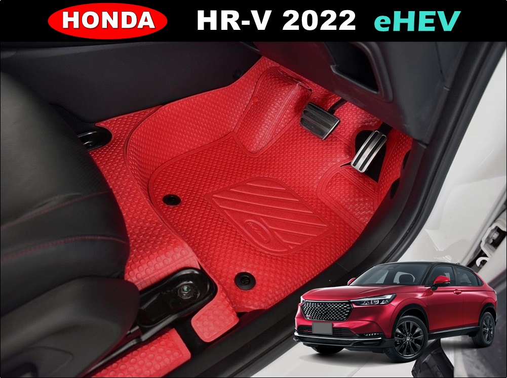 พรมกระดุมเม็ดเล็กรีดขอบ HONDA HR-V 2022 สวยงาม ทนทาน เข้ารูป เต็มคัน