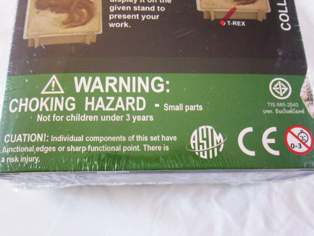 ชุดขุดฟอสซิลไดโนเสาร์(แบบแผ่นฟอสซิลตั้งโชว์) Expedition Excavation Kits