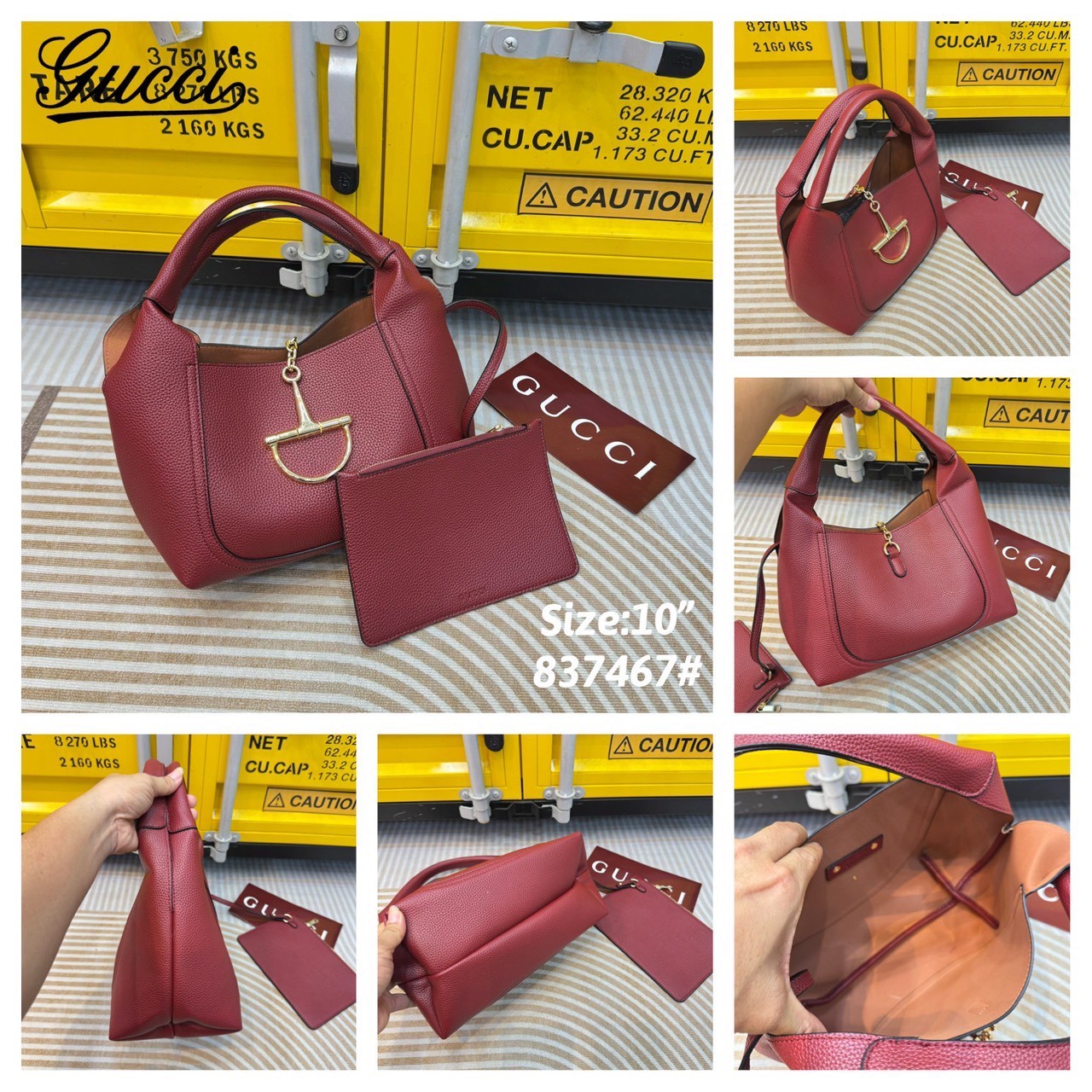 Gucci Softbit medium top handle bag กระเป๋าทรงโฮโบโฉมใหม่ อะไหล่เป็นเอกลักษณ์ของแบรนด์ในรูปแบบ Horsebit ครึ่งรูปขนาดใหญ่ หรูหราและใช้งานสะดวก รูปทรงสไตล์สบายๆ หนังลายเกรนสวยหรูนุ่มนวลพร้อมเท็กเจอร์อันโดดเด่น