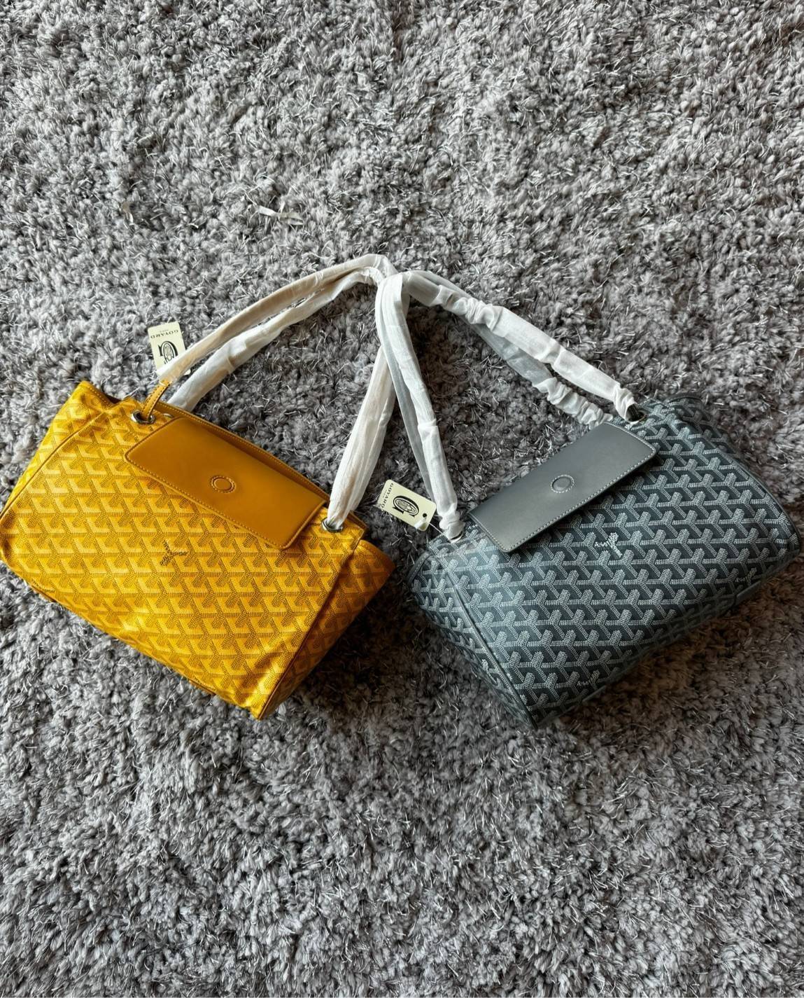 พร้อมส่ง 8 สี GOYARD Rouette Souple Bag 30cm กระเป๋าสะพายแบรนด์หรูสัญชาติฝรั่งเศส 🧡 เกรดออริจินอล 1:1 สลับแท้ ใช้งานต่างประเทศได้