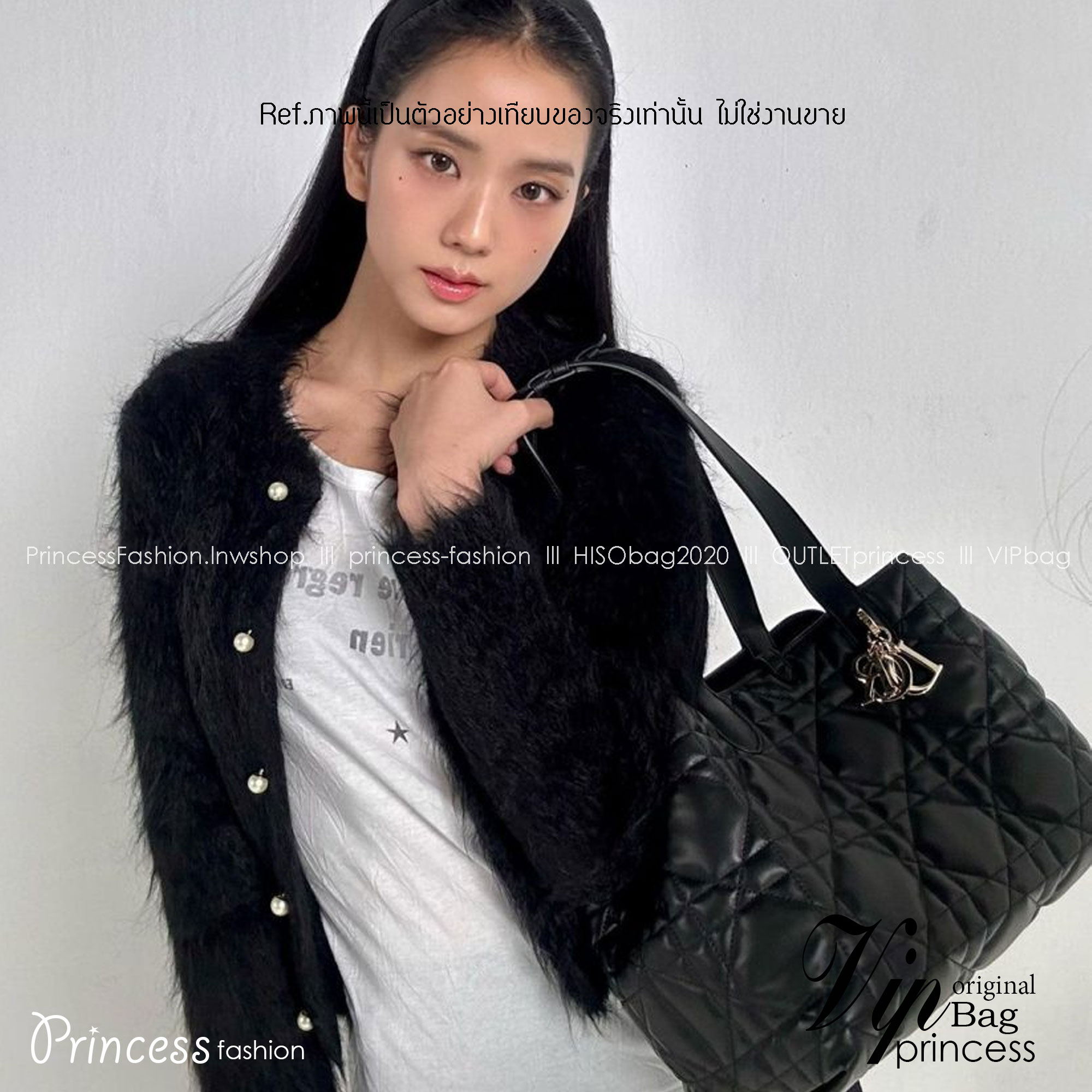 MEDIUM 30cm DIOR TOUJOURS BAG Macrocannage Calfskin / DIOR Tote Bag ออริ 1:1 พร้อมส่ง 5 สี กระเป๋าสะพายทรงโท้ท จุของได้เต็มที่ รูปทรงคลาสสิค หนังสวย หรูหราเกินราคา