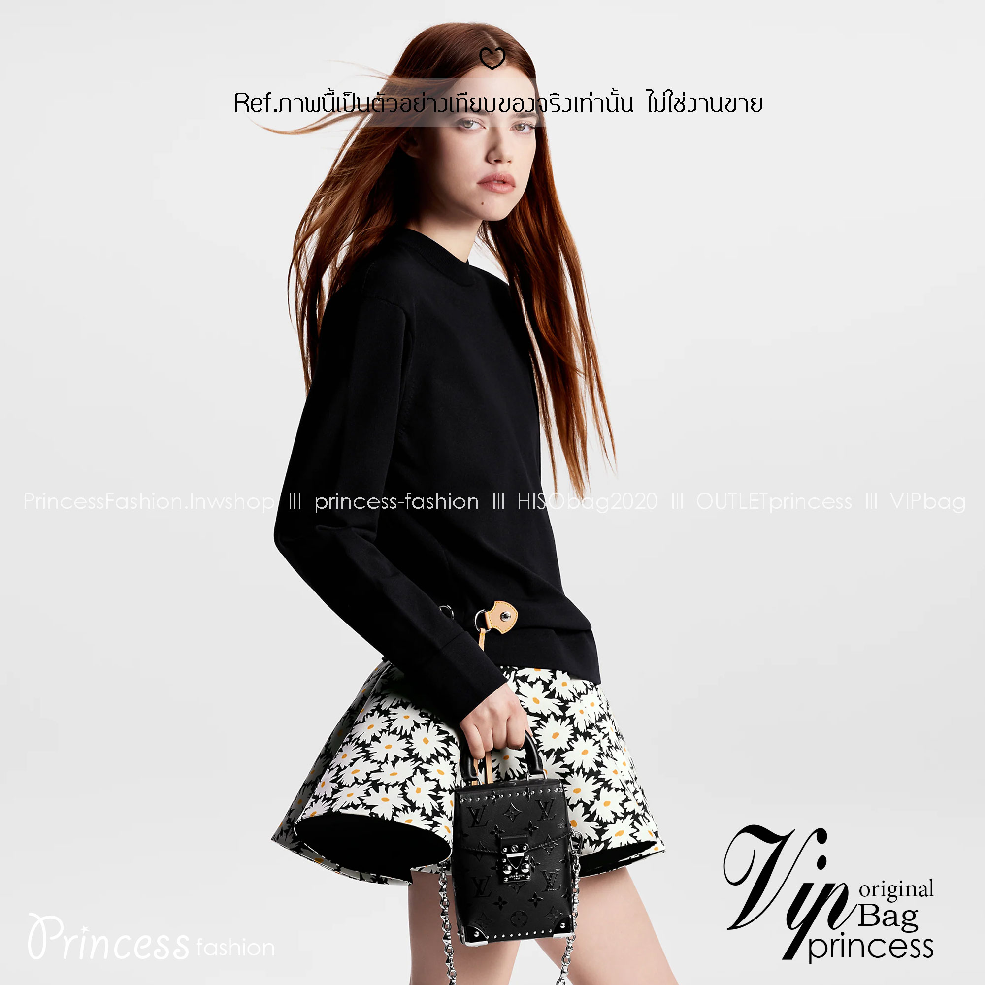 LV Camera Box Leather Bag กระเป๋าทรงกล้องสีดำคลุมโทนสวยคลาสสิก ปั้มลาย Monogram Flower ให้กลิ่นอาย edgy สไตล์ร็อกแอนด์โรล ไอเท็มหรูหราย้อนยุค ผสมผสานความทันสมัย
