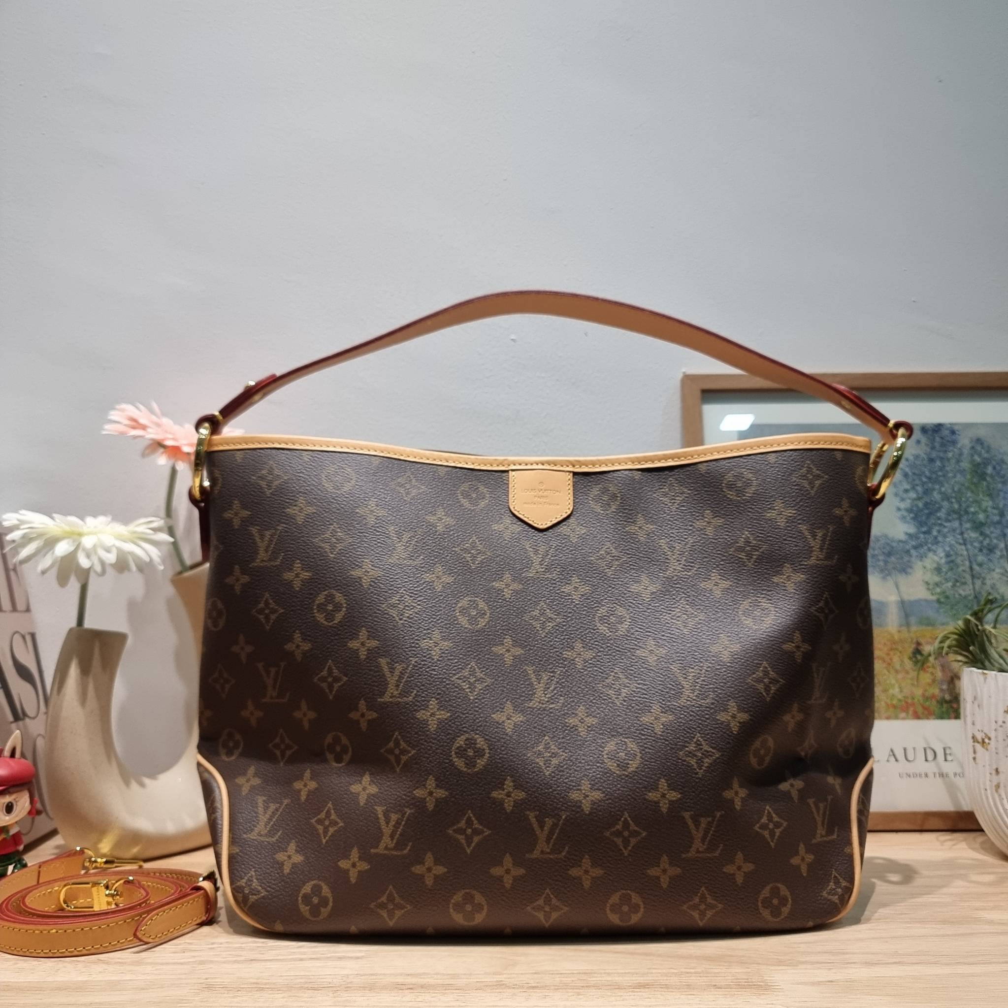 LV delightful bag / LV CARRYALL Monogram Canvas / LV Shopping Bag กระเป๋าทรงโท้ทใบใหญ่ ขนาดจุได้แบบล้นๆ สมใจใครที่มองหากระเป๋าใบโปรด