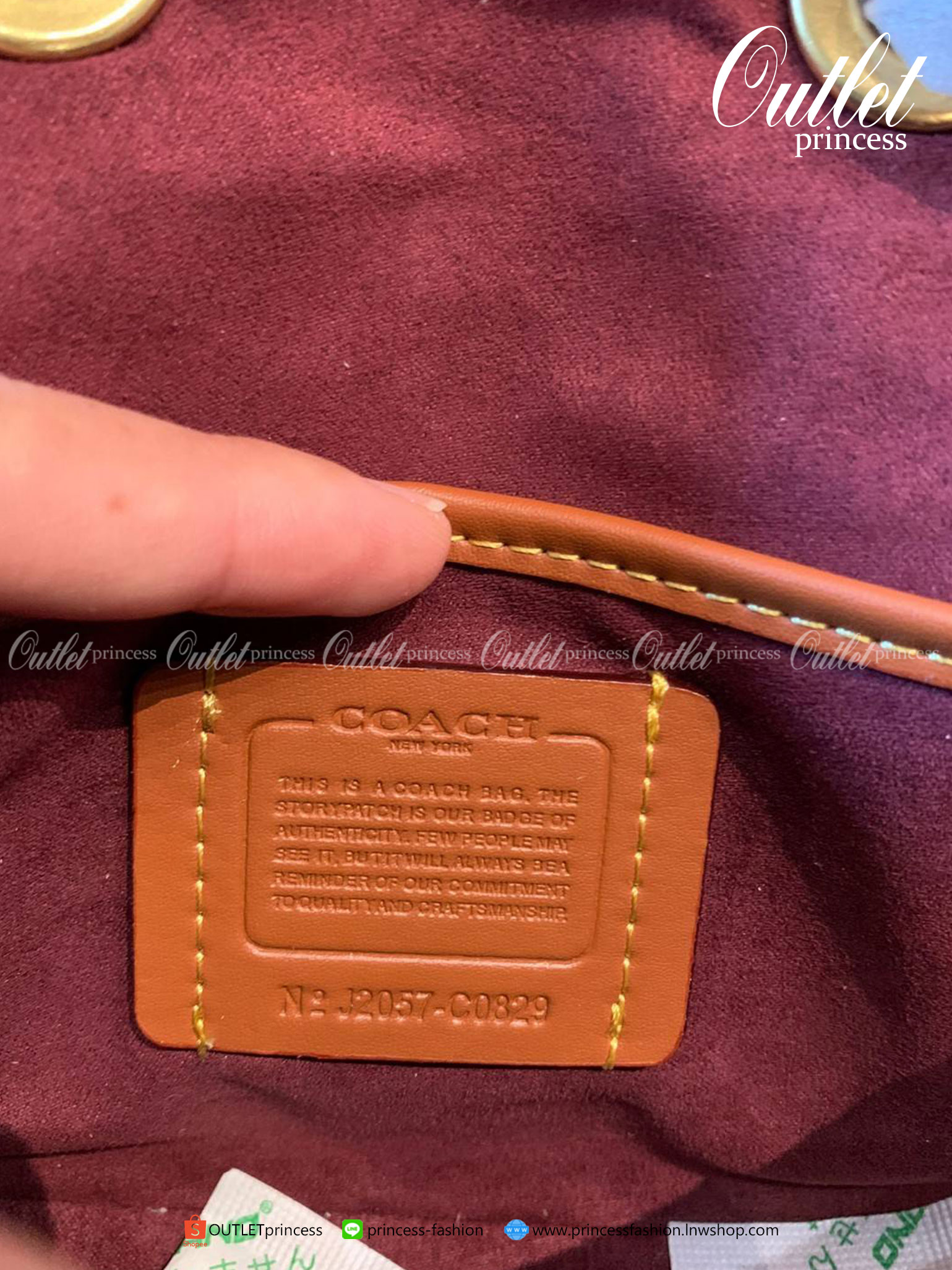 ของแท้ 100% COACH MADISON 16 CROSSBODY BAG LEATHER
