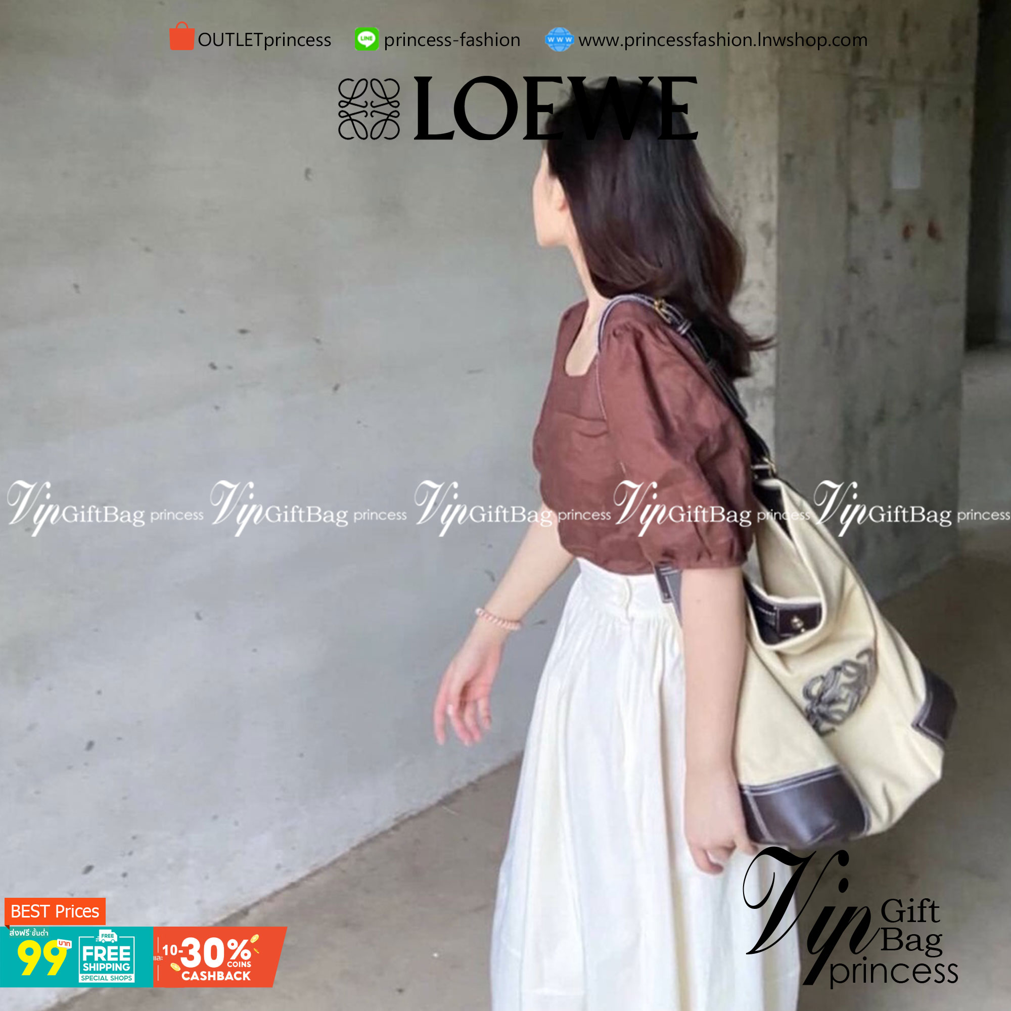 LOEWE VINTAGE DENIM TOTE LOGO EMBROIDERED CANVAS SHOULDER BAG กระเป๋าสะพายทรง tote ผ้าเดนิม ตัดขอบหนังและสายหนัง การตัดเย็บเดินด้ายสวยงามเลอร์ค่ามาก จะของได้เยอะมากกก สาวนักช้อปห้ามพลาดน้า