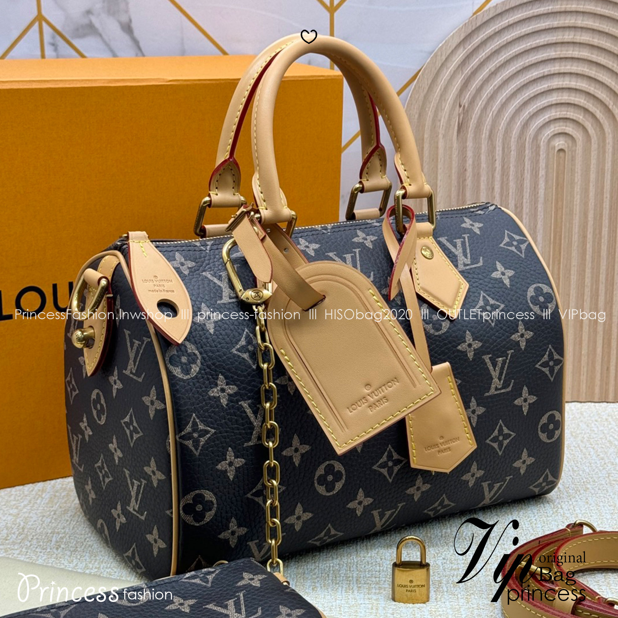 RUNWAY LV Speedy P9 Bandoulière 25 Soft Leather กระเป๋าสะพายสปีดี้รุ่นใหม่หรูหรา เกรดท็อปวีไอพี เกรดดีสุด 1:1 หนังแท้สวยงาม เก็บทุกรายละเอียด ใช้สลับแท้ ผ่านทุก ตม. ใช้งานต่างประเทศได้