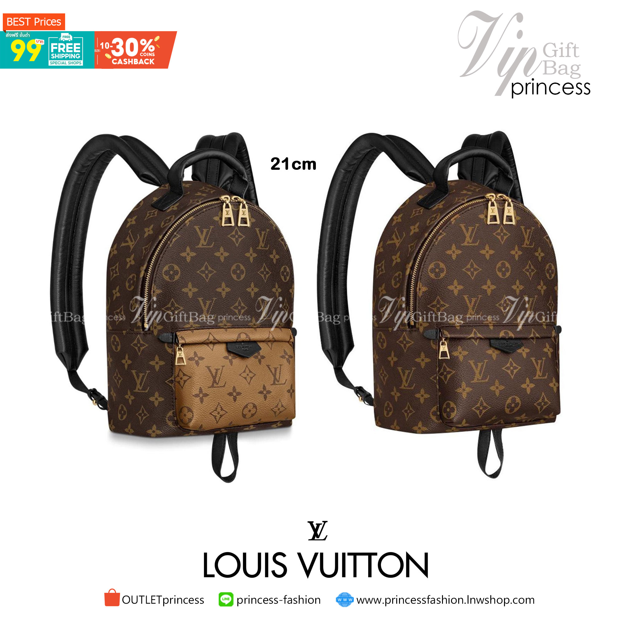 VIP GIFT 】หนังแท้ Louis Vuitton backpack new Palm Springs กระเป๋าสะพายหลังแบบมีหูหิ้ว หนังแท้ชั้นดีที่สุด สวยงามมากๆค่ะ ภายในกว้างใส่ของได้เยอะเลย ใบจริงสวยงามน่าใช้มากๆ ได้กับทุกๆวัน เริ่ดมากๆจร้า ห้ามพลาดนะคะ!