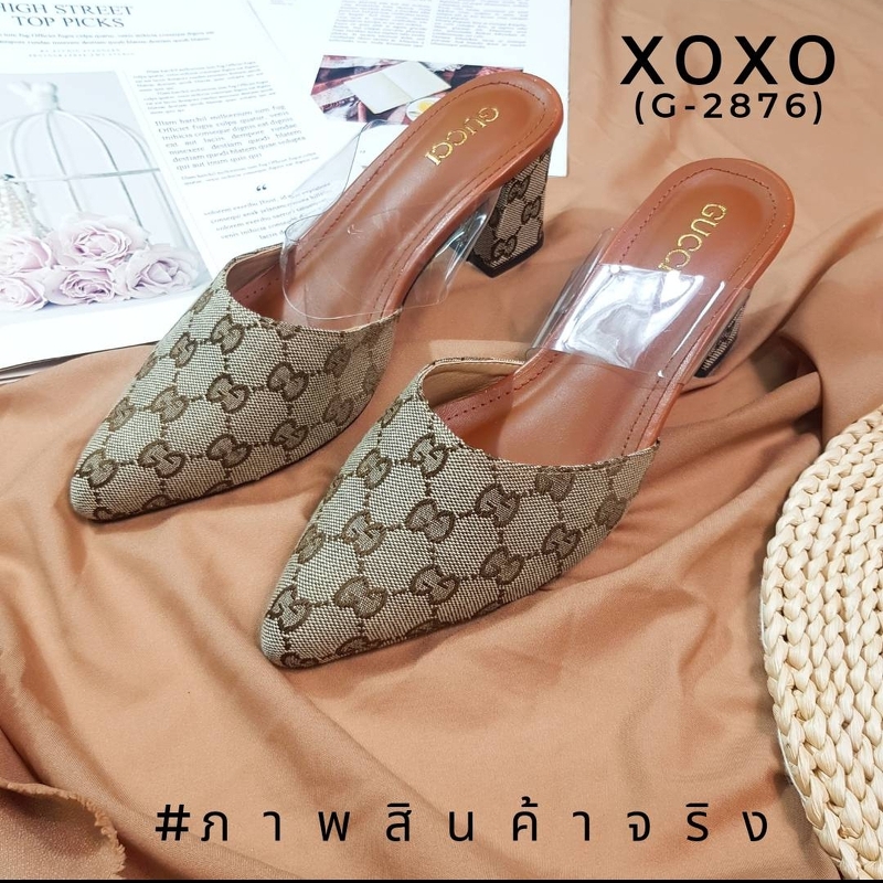 Louis Vuitton, Gucci รองเท้างานสวมหน้าวี หนัง PU ตีลายแบรนด์ งาน สวย หรู ดูแพงเกินราคาขาย คาดอีกชั้นเป็นพลาสติกใส่อย่างดีเนื้อนุ่ม ใส่สบาย ทรงนี้ใส่แล้วขาเรียวยาวนะจร้าซีสๆ แมทส์ชุดง่าย ส้นแท่ง ใส่ใช้งานไม่เมื่อย รับน้ำหนักได้ดี