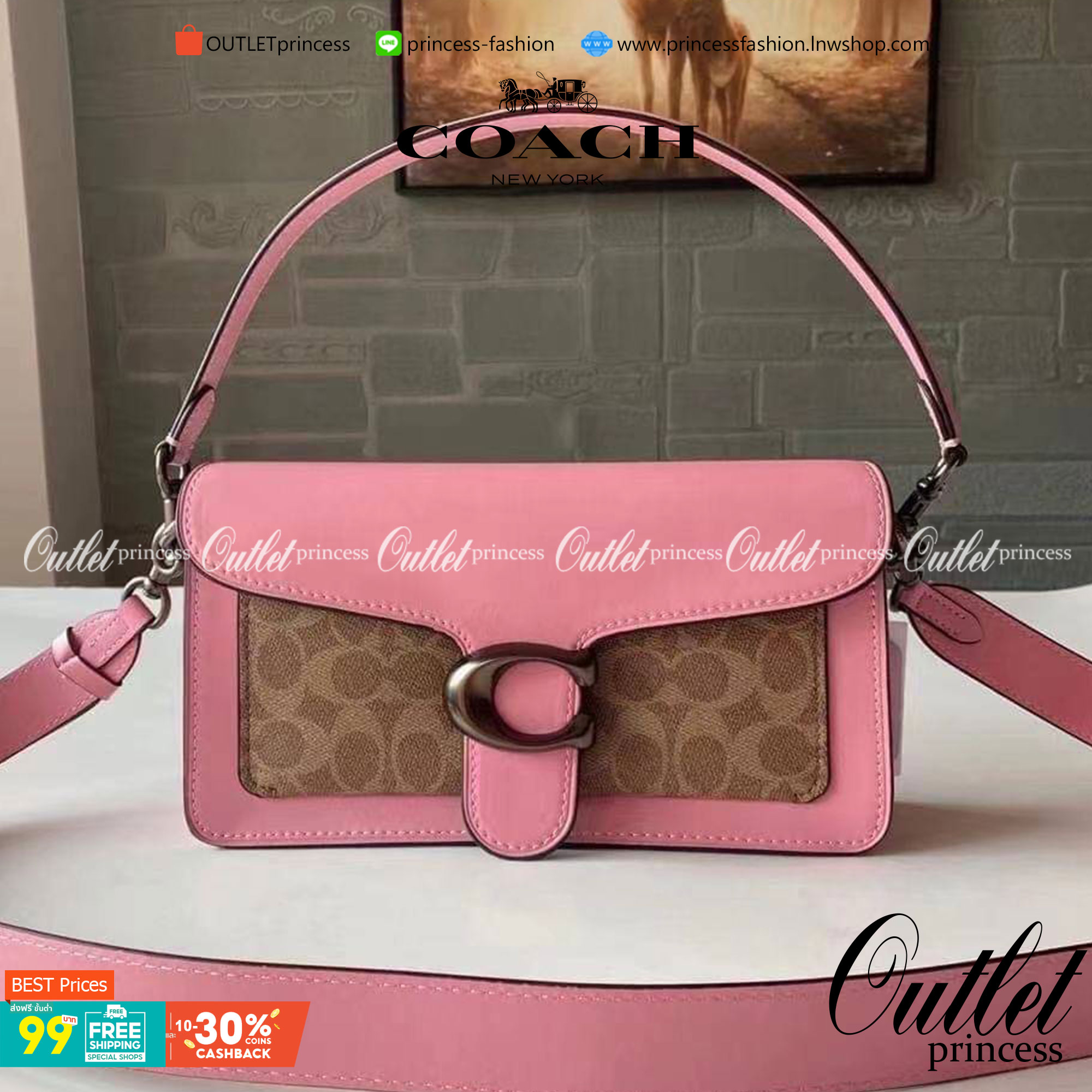 COACH TABBY SHOULDER BAG 26 พร้อมส่งที่ไทยอีกครั้งค่ะ!! กระเป๋าหิ้ว//คล้องไหล่//สะพายข้างได้ สุดคุ้ม! หนังแท้เรียบคลาสสิคเพิ่มความหรูเข้ามาค่ะ ด้านหน้ามีอะไหล่แบรนด์ตัวใหญ่โดดเด่น เปิดปิดกระเป๋าแบบกระดุมแม่เหล็ก ภายในมีช่องหลักใส่ของ2ช่อง;สามารถใส่กระเป๋า