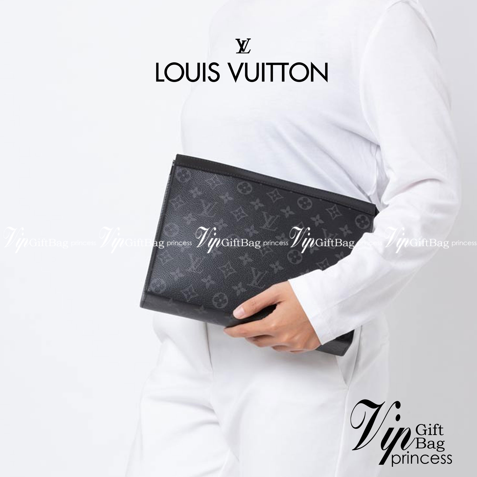 หนังแท้ LOUIS VUITTON POCHETTE VOYAGE MM พร้อมส่งที่ไทย LV CLUTCH รุ่นขายดีตลอดกาล งานหนังแท้เกรดออริจินอล ภาพสินค้าถ่ายจากงานขายจริงค่ะ