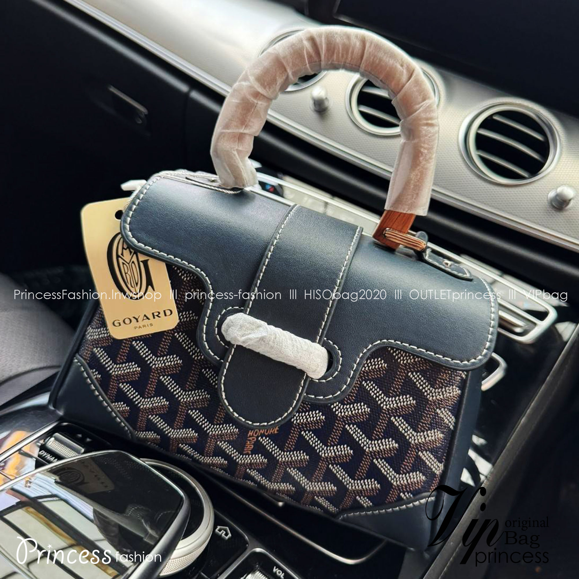 พร้อมส่ง 6 สี Goyard Saigon Souple Mini Bag / Saïgon Bag กระเป๋าถือ/สะพาย เกรดออริ สลับแท้ 1:1 ใช้ต่างประเทศได้