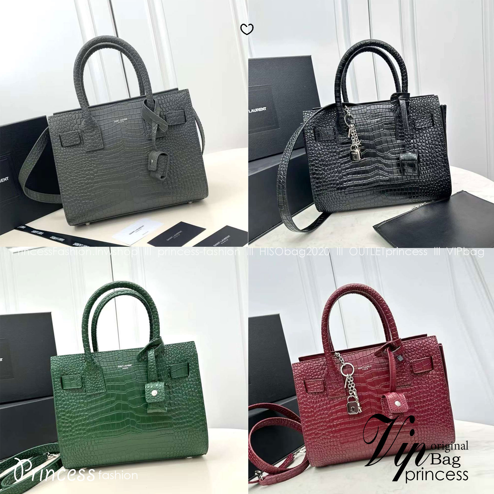 YSL TOTE BAG / SAC DE JOUR BABY IN CROCODILE LEATHER กระเป๋าสะพายทรงโท้ท หนังลายจระเข้สวยหรู จุของได้เยอะ เกรดออริ 1:1 เทียบแท้ ภาพถ่ายจากงานขายจริง ใช้งานต่างประเทศได้