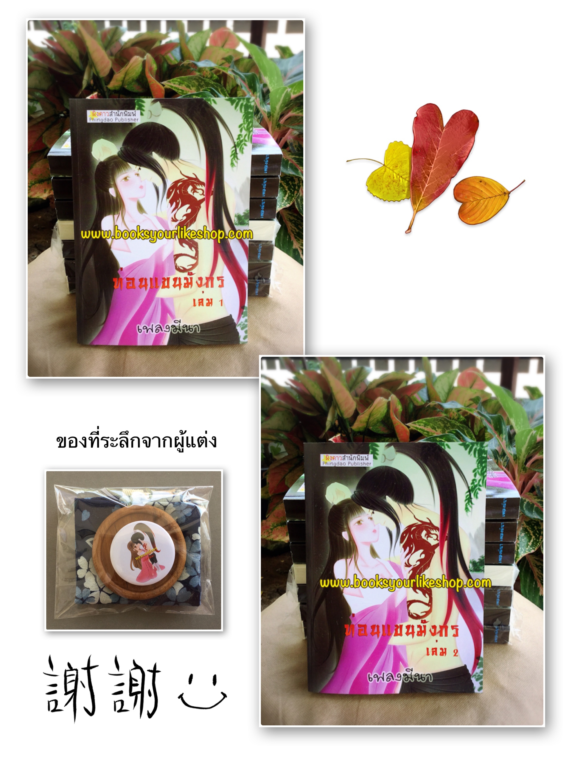 โปรส่งฟรี ท่อนแขนมังกร 2 เล่มจบ / เพลงมีนา ใหม่ทำมือ สนุกคะ นิยายจีนโบราณ