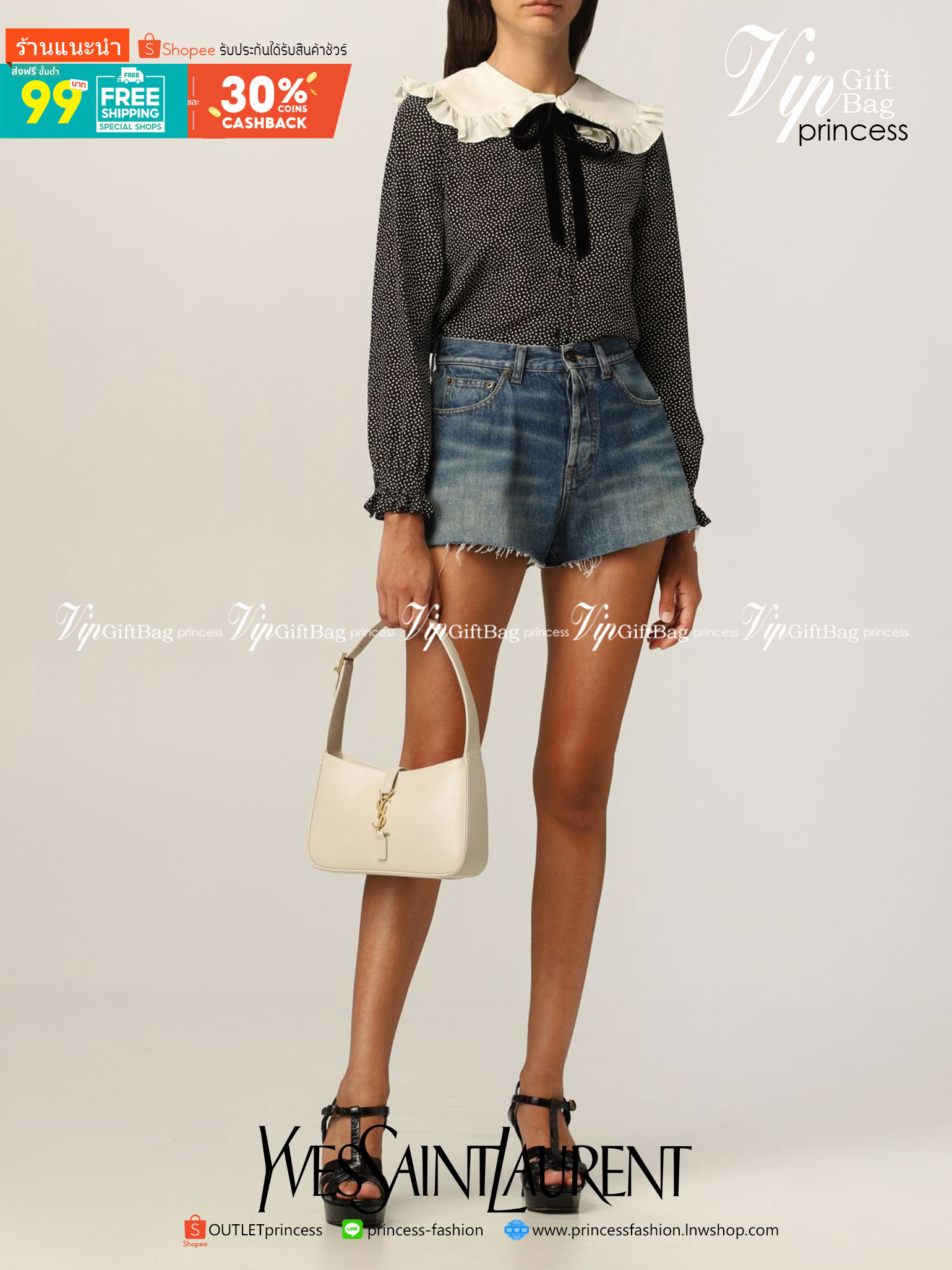 VIP 】YSL Saint Laurent Le 5 à 7 Leather Hobo Bag พร้อมส่ง 4สี รุ่นยอดนิยม ใบนี้เลย!! สวยหรู กระเป๋าสะพายไหล่ ดีไซน์อยู่ทรงคลาสสิคแฝงความหรูด้วยโลโก้สีทองอร่ามโดดเด่น วัสดุหนังเรียบ สาวๆที่รออยู่ต้องรีบจัด รีบมีเป็นของตัวเองกันน้า ราคาสุดคุ้มที่นี่ที่เดียว