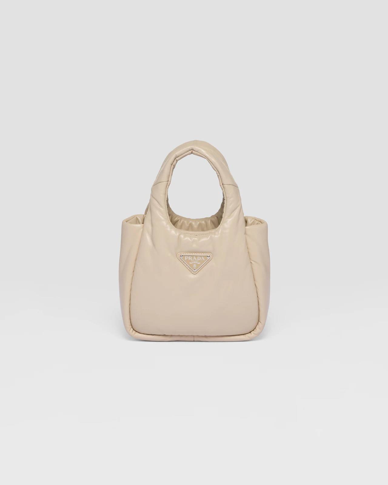 PRADA Small padded Soft nappa-leather bag พร้อมส่ง 4 สี น้องใหม่ล่าสุด กับคอลเลคชั่นที่ทำออกมาตอบโจทย์ได้ทุกไลฟ์สไตล์