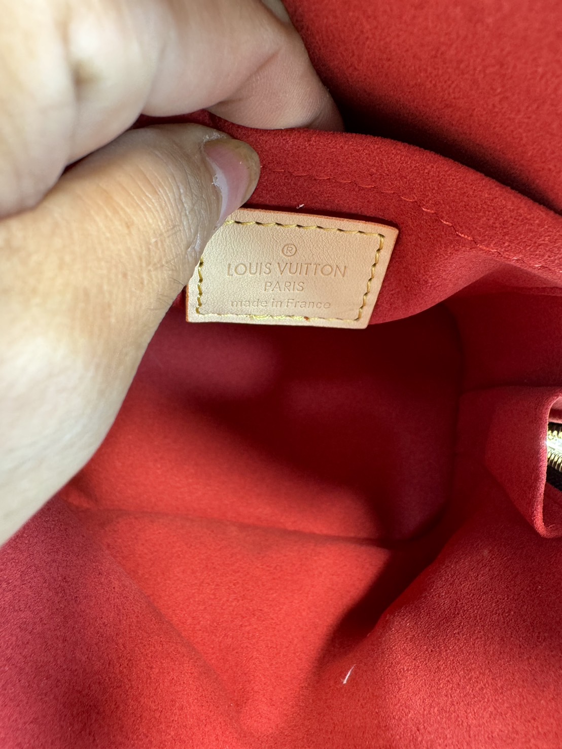 LV Alma Backpack Monogram Canvas กระเป๋าสะพายเป้ลายโมโนแกรม เกรดออริ ท็อป 1:1 เกรดแคนวาสแท้อย่างดี ลายคมชัด ใช้งานต่างประเทศได้