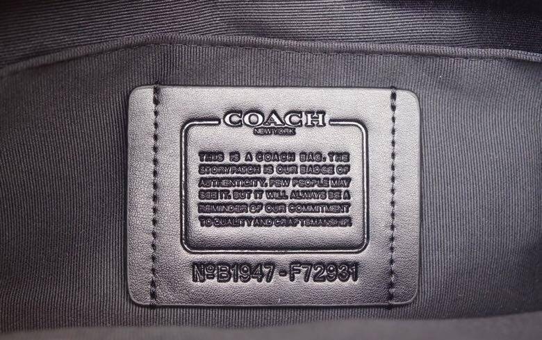 COACH F72931 TERRAIN BELT BAG IN SIGNATURE CANVAS กระเป๋าคาดอกสุดเท่ ขนาดพอเหมาะ ใช้แล้วเท่สุดๆไปเลย ภายในกว้าง เปิดปิดด้วยซิป