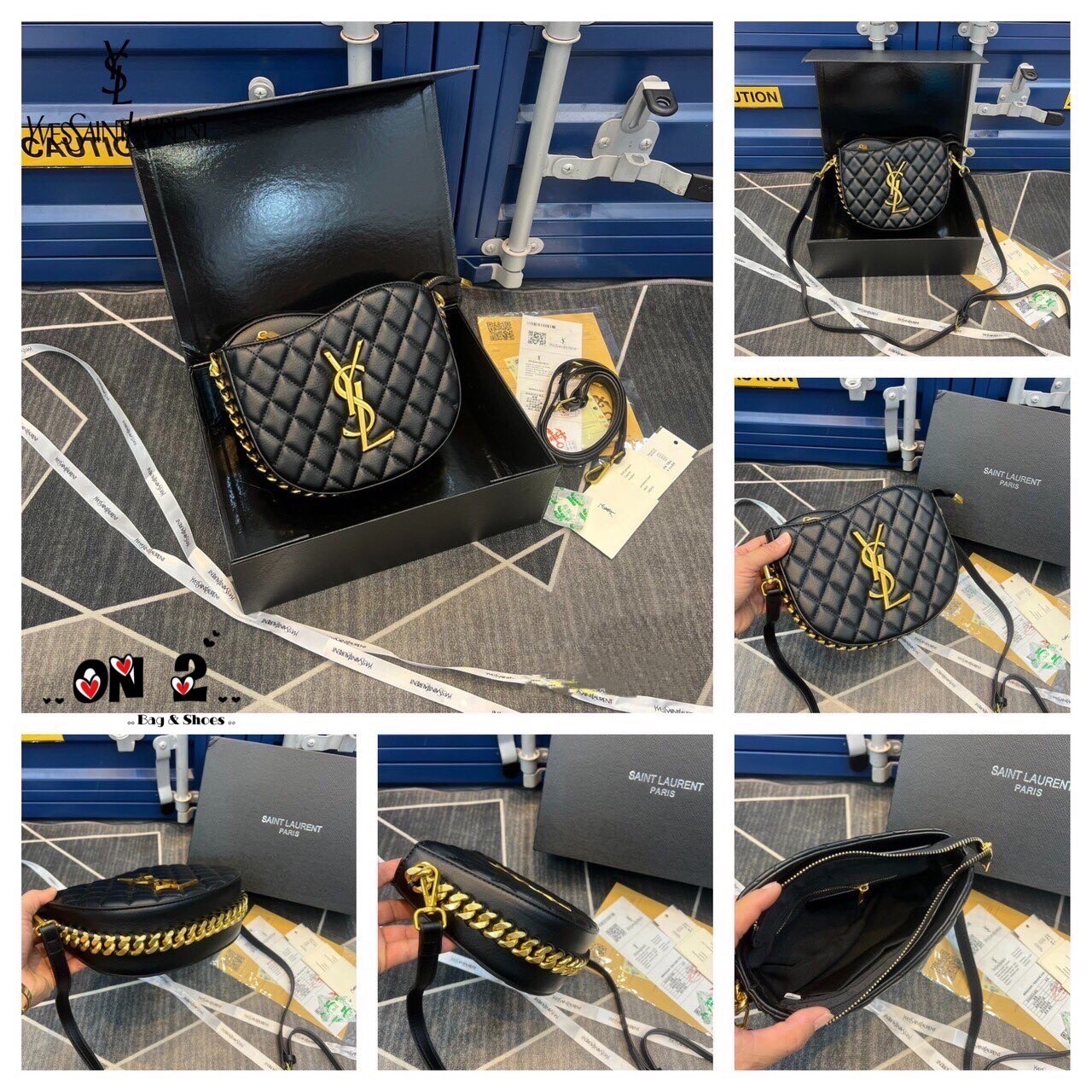YSL Half Moon Hobo Curve Bag รุ่นพิเศษ ปากกระเป๋าดีไซส์โค้งสวย ขนาดกำลังดี ใช้ได้ตลอด งานหนังสวย มาพร้อมสายยาว คอลนี้ไม่มีไม่ได้น้าา สวยเกินราคาเเน่นอนค่า