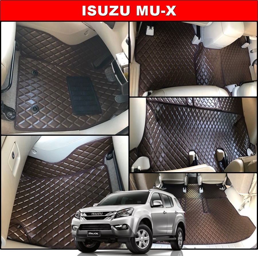พรมปูพื้นรถยนต์ISUZU MU-X 2014-2019พรมลายDIAMOND เต็มคัน