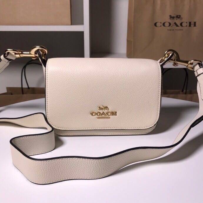 Coach COACH SMALL JES MESSENGER WITH SIGNATURE CANVAS STRAP