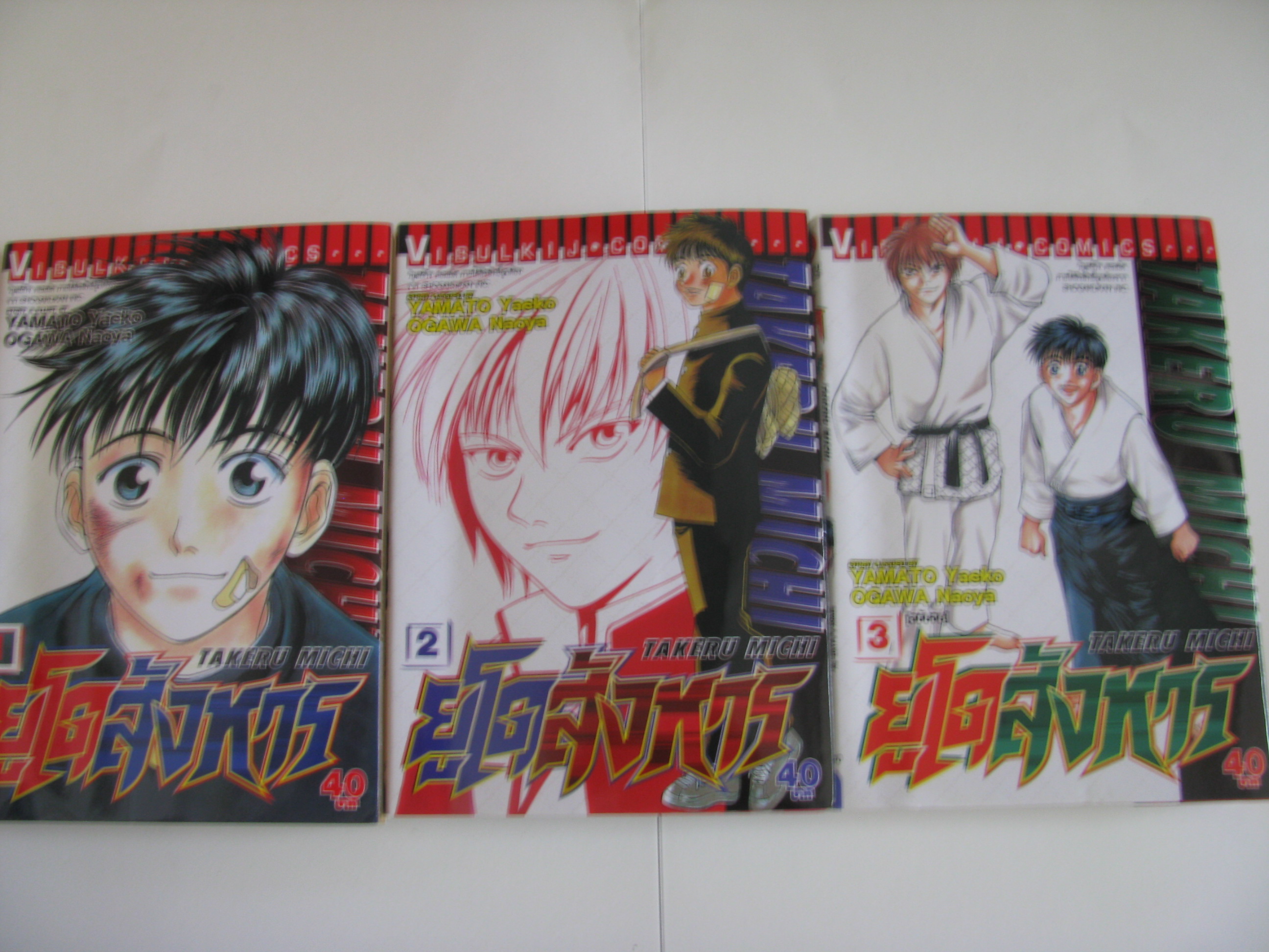 TAKERU MICHI ยูโดสังหาร 3 เล่มจบชุด Yamato Yaeko, Ogawa Naoya เขียน***สินค้าหมด***
