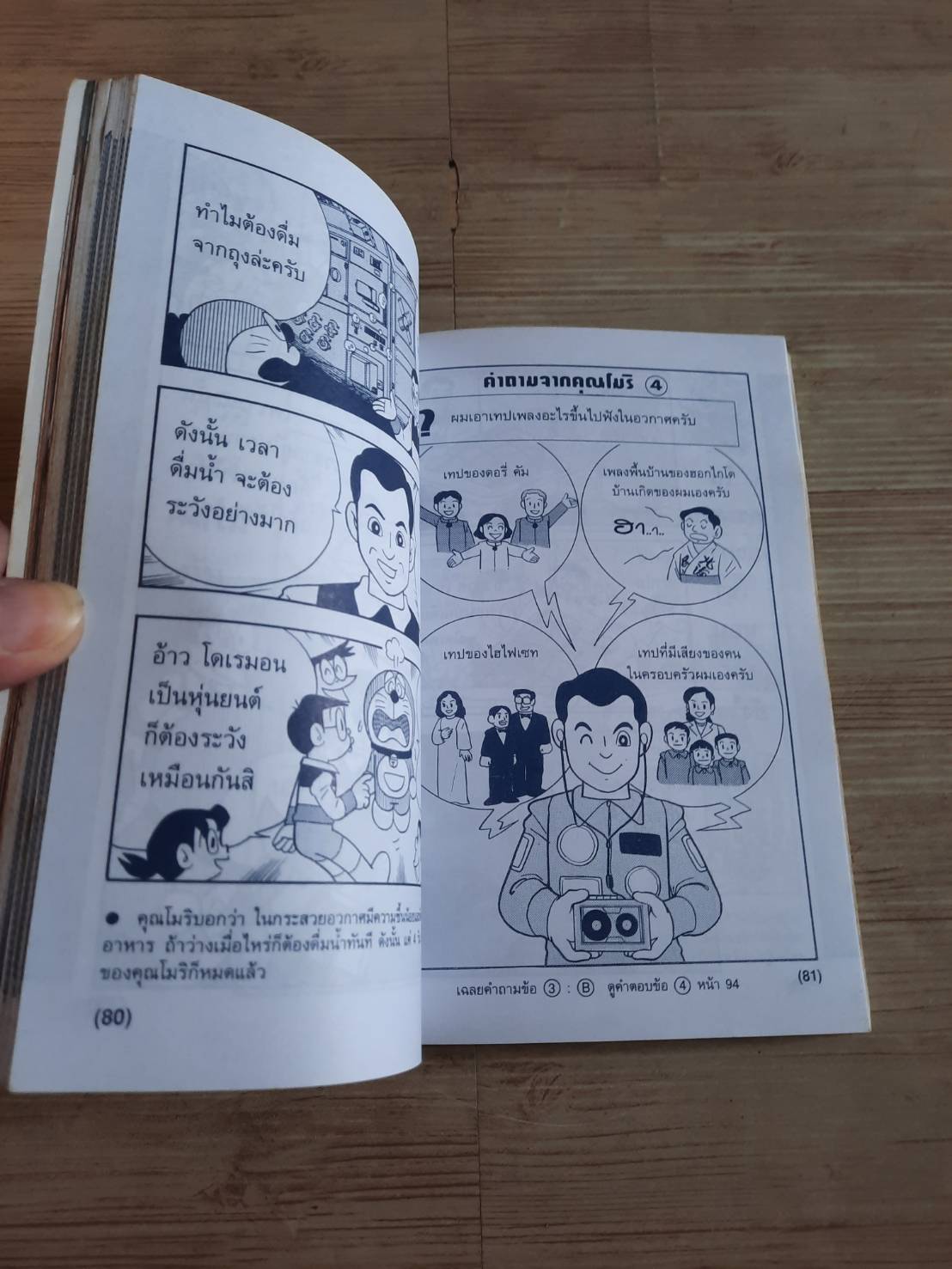 โดเรมอนกับนักบินอวกาศ พิมพ์ครั้งที่ 4 มาริ มาโมรุ เรื่อง อังคณา รัตนจันทร์ แปล