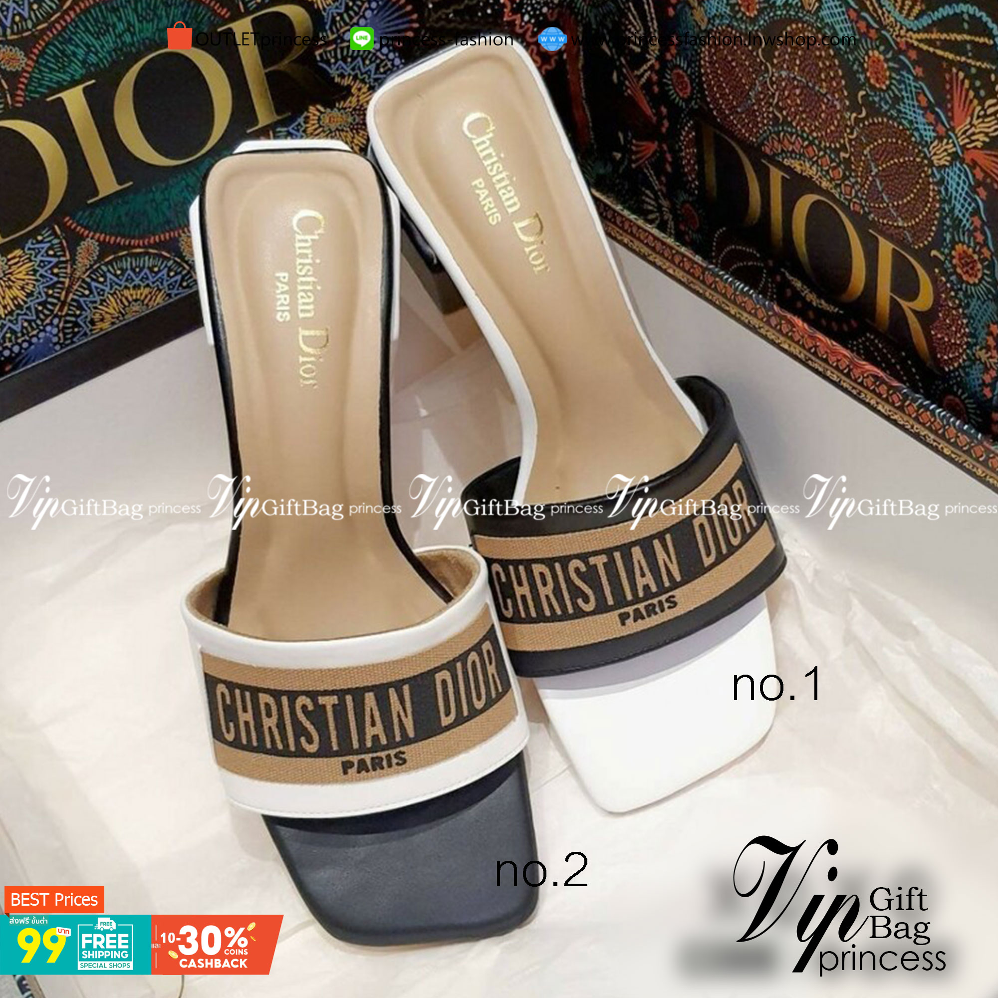 Christian dior รองเท้า งานสวม สวยเก๋ ดูแพงเกินราคาขาย สวมใส่ง่าย งานเรียบร้อย ส้นทรง 6 เหลี่ยม ใช้งานจริง ใส่สบาย ทรงตัวไม่เมื่อย