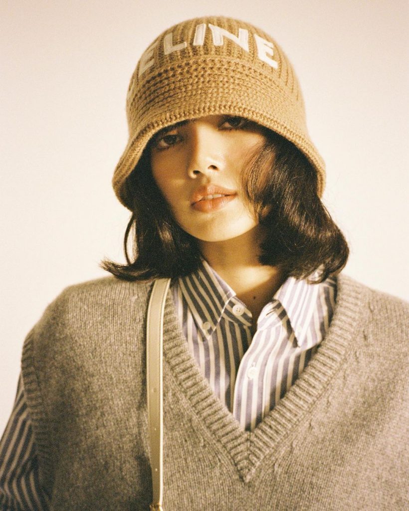 CELINE KNIT HAT / CELINE EMBROIDERED KNIT WOOL BEANIE หมวกไหมพรมเซลีน รุ่นใหม่ล่าสุด ใส่แล้วปังมากค่าา น่ารักที่สุด ใช้ได้ทั้งชายหญิง น่ารักมากกกก ไหมพรมทอแน่นเนื้อดี ตรงปกค่า