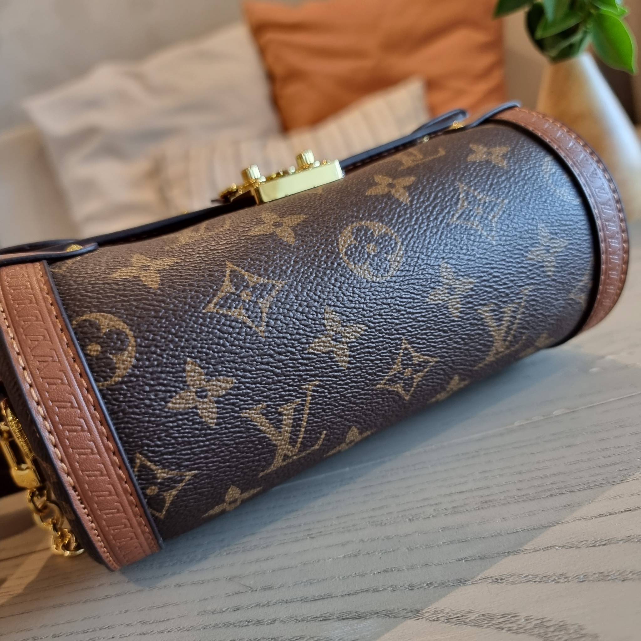 LV PAPILON TRUNK BAG กระเป๋าทรงสวย ดีไซน์หรู ไม่เหมือนใคร มีสายมาให้ 2 เส้น สายโซ่และสายหนังสปอร์ตเส้นใหญ่ วัสดุหนังแคนวาส เปิดปิดด้วยตัวกดล็อค ภายในโล่งกว้าง ใส่ของได้สบายๆที่สำคัญ ใบจริงสวยสุดคุ้ม งานหายาก ที่ไม่อยากให้สาวๆพลาดกันจ้า มาพร้อม box set ให้