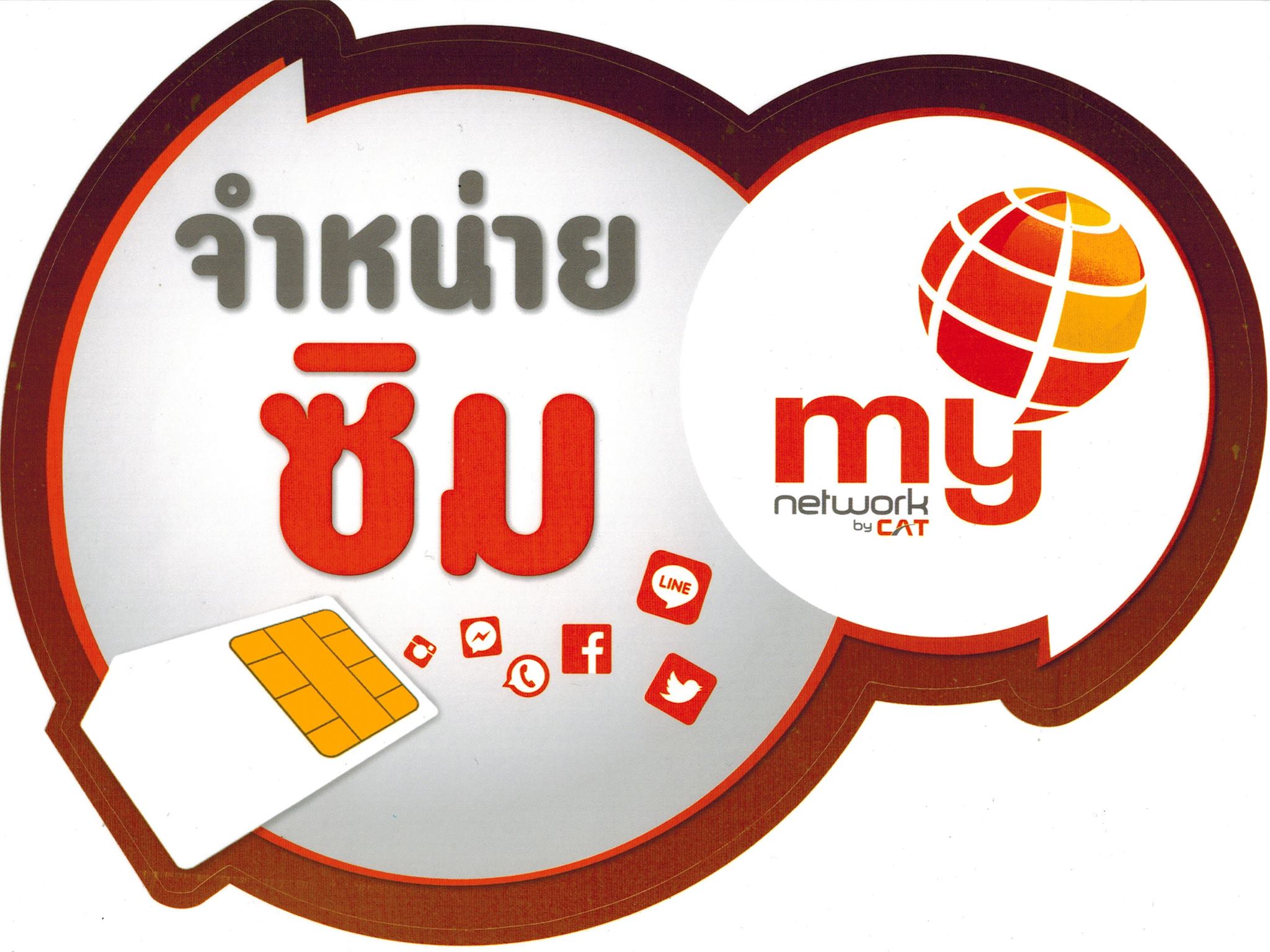 เน็ตสุดคุ้ม 1 Mbps...ไม่มีหมด ไม่ลดสปีด My By CAT