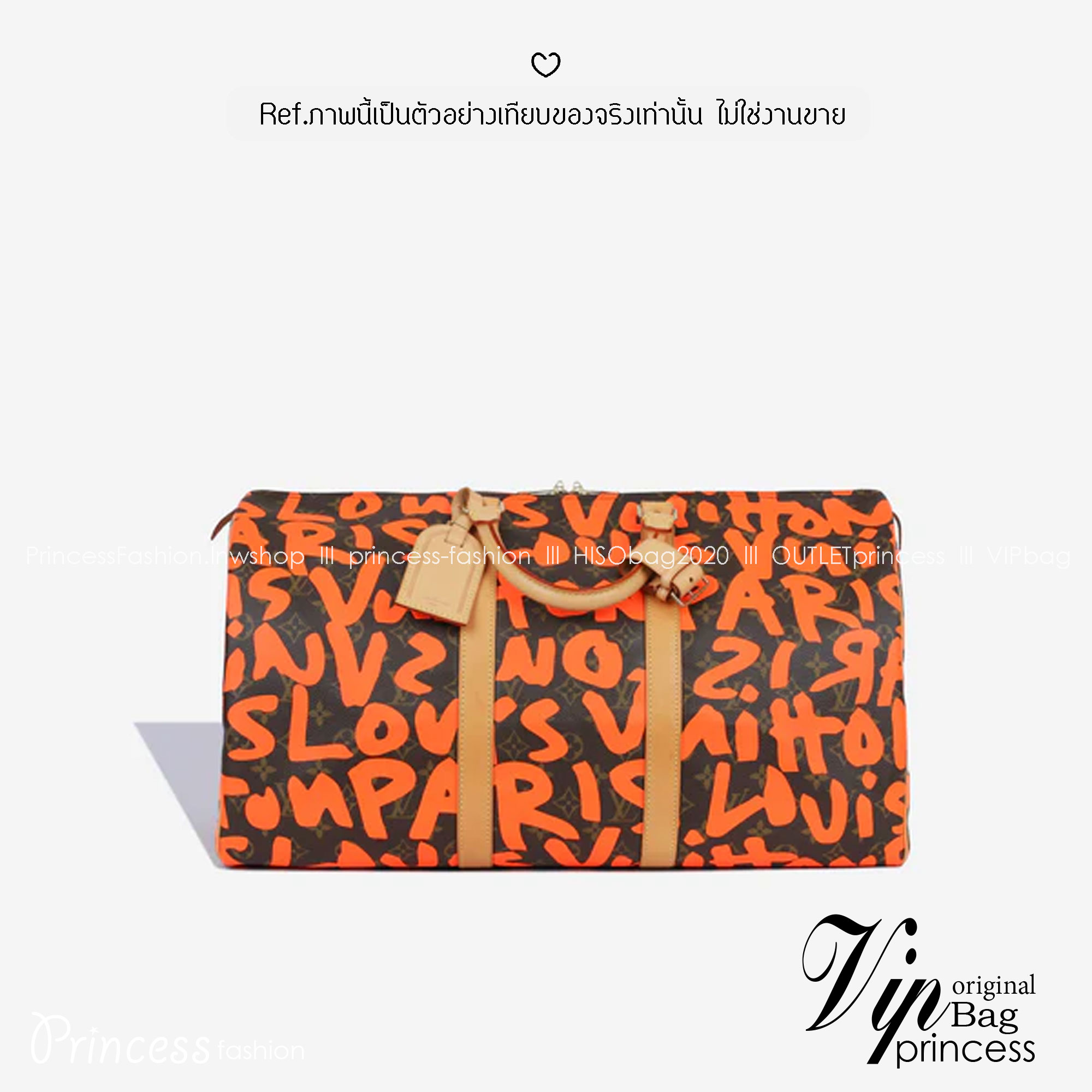 ORI หนังแท้ | LV Stephen Sprouse Graffiti Keepall 42cm กระเป๋าสะพายทรงคีฟออลใบใหญ่ ลวดลายตัวอักษรกราฟฟิกเต็มใบ