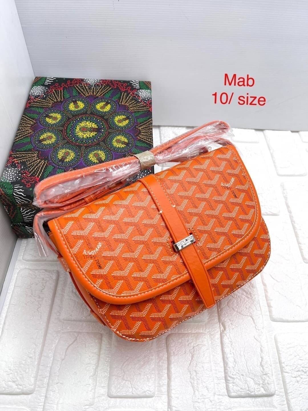 GOYARD belvedere pm / GOYARD Messenger Bag 10" แบรนด์ดังจากฝรั่งเศส เรัยบหรูแต่ดูสง่า สะดุดตาด้วยลายเฉพาะตัว