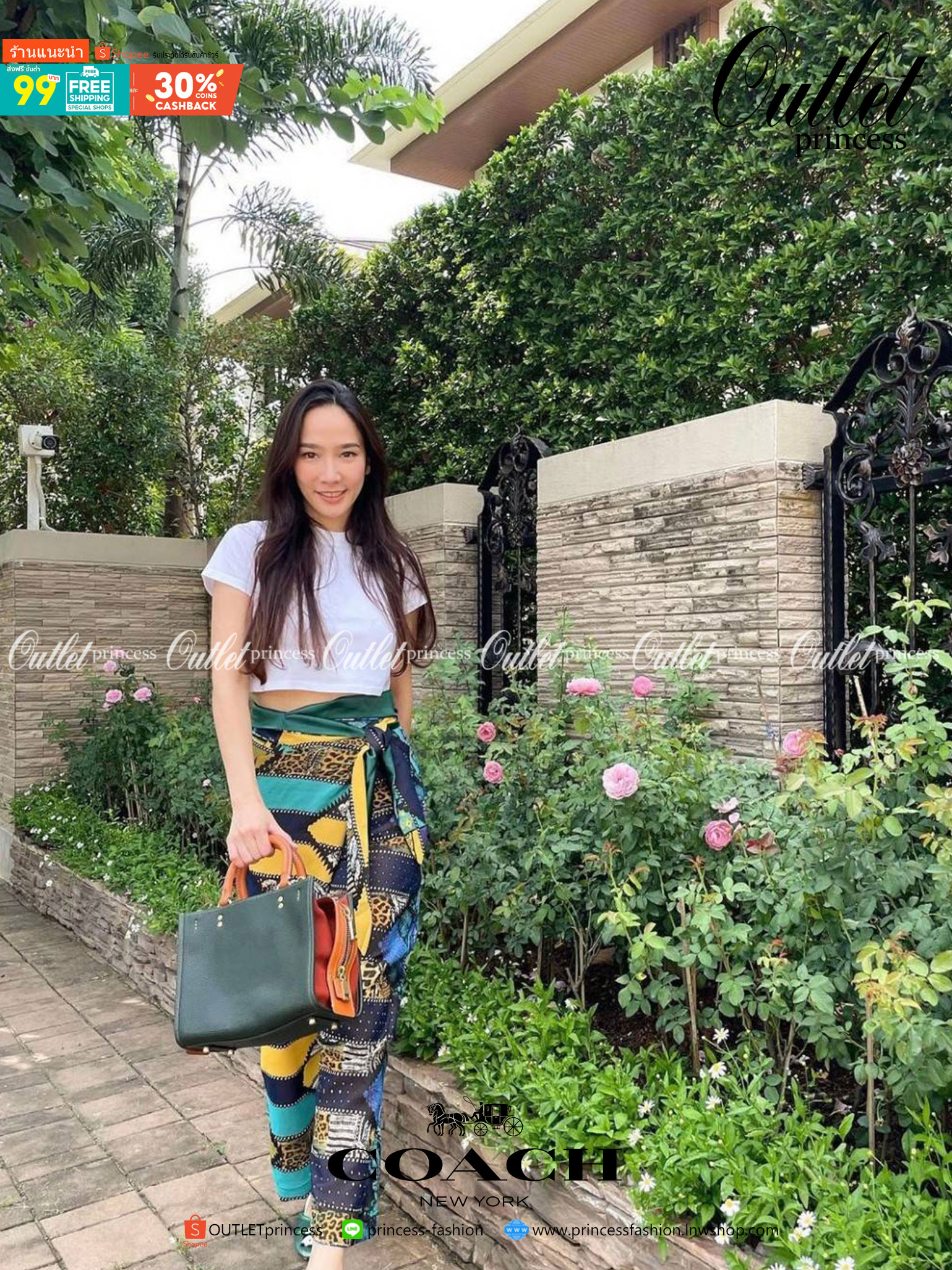 OUTLET 】COACH ROGUE 25 IN COLORBLOCK (C5575) ที่สุดแห่งความหรูหรา สุดคลาสสิค 🌺กระเป๋าหนังแท้คุณภาพเยี่ยม สัมผัสนิ่มละมุนจนต้องหลงรัก ด้านข้างเพิ่มความสวยเก๋ด้วยหนังกลับ อยู่ทรงสุดสวย น่าใช้ น่ามอง จนใครๆต้องเหลียวหลังตาม//ด้านในมี 2 ช่องกว้าง กับอ