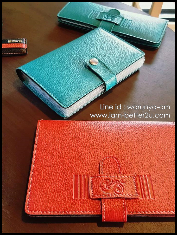 กระเป๋าใส่สมุดบัญชี ที่ใส่สมุดบัญชี พร้อมส่ง ของขวัญ ของพรีเมี่ยม ปั๊มโลโก้