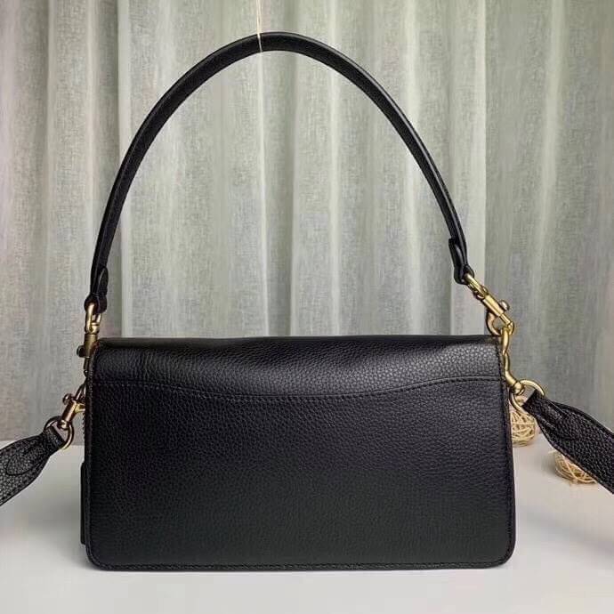 ของแท้ 💯% COACH Coach tabby convenience shoulder bag crossbody Product Details Polished pebble leather Inside zip and multifunction pockets Snap closure, fabric lining Outside slip pocket