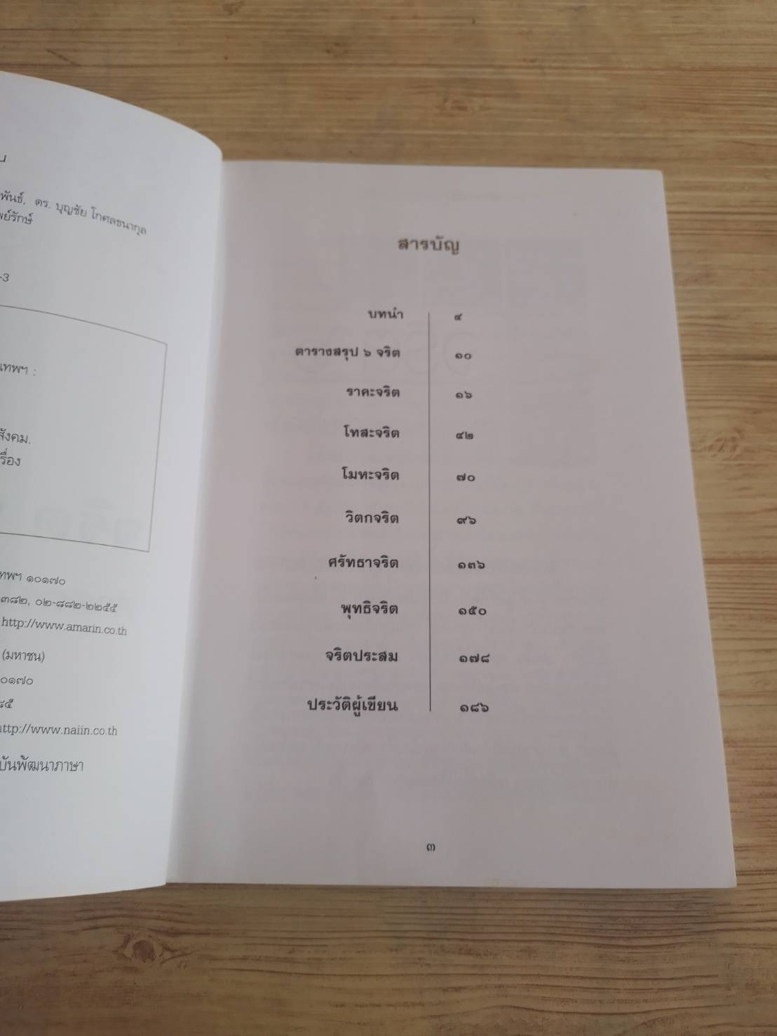 จริต ๖ ศาสตร์ในการอ่า่นใจคน โดย ดร.อนุสร จันทพันธ์และดร.บุญชัย โกศลธนากุล